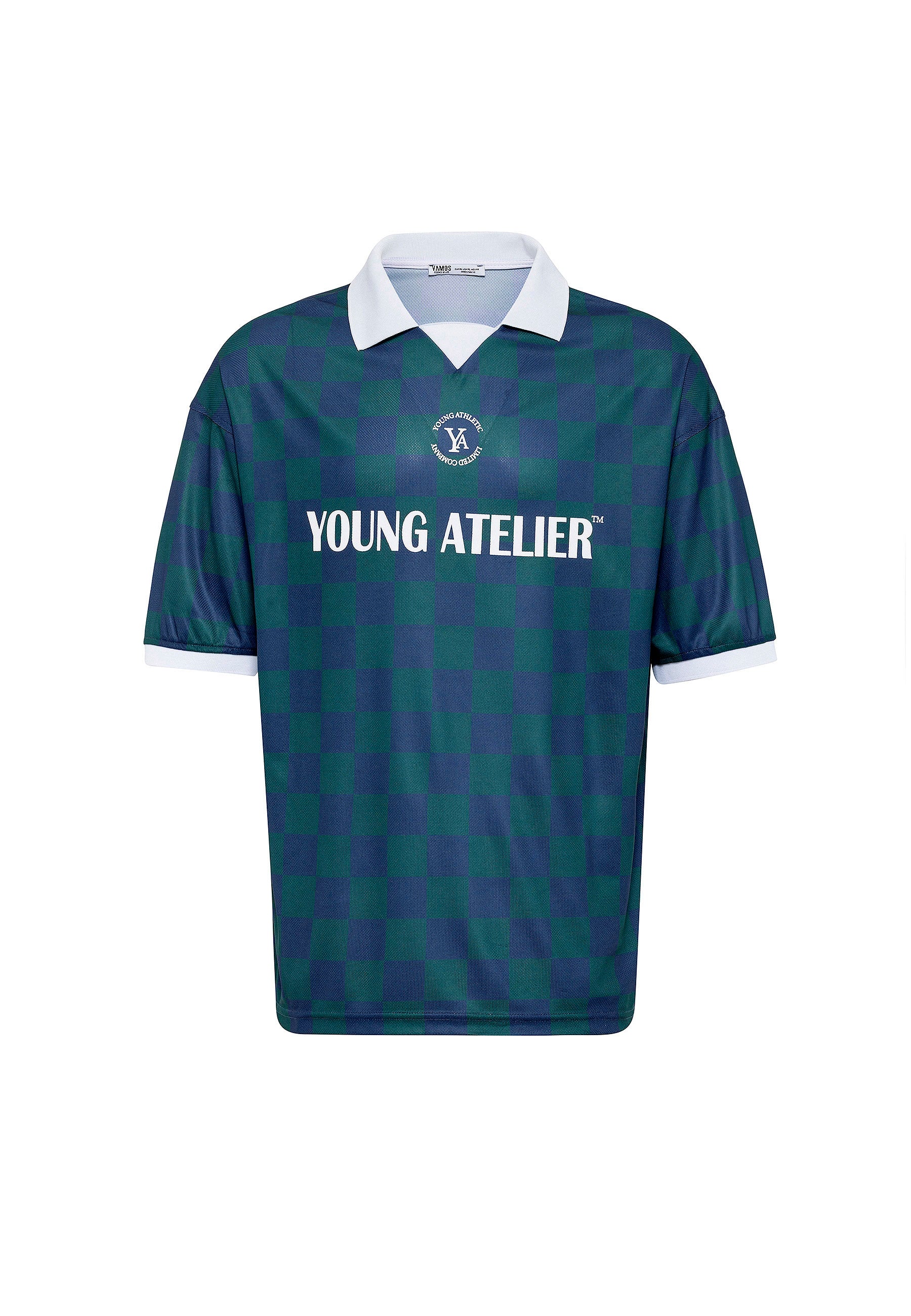 Oversized Polo‑Collar Jersey T-shirts – Sporty Contrast With Polish