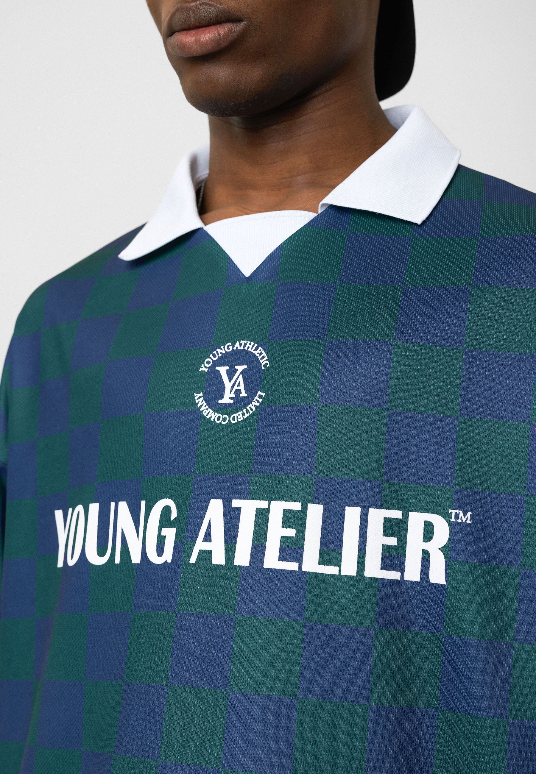 Oversized Polo‑Collar Jersey T-shirts – Sporty Contrast With Polish