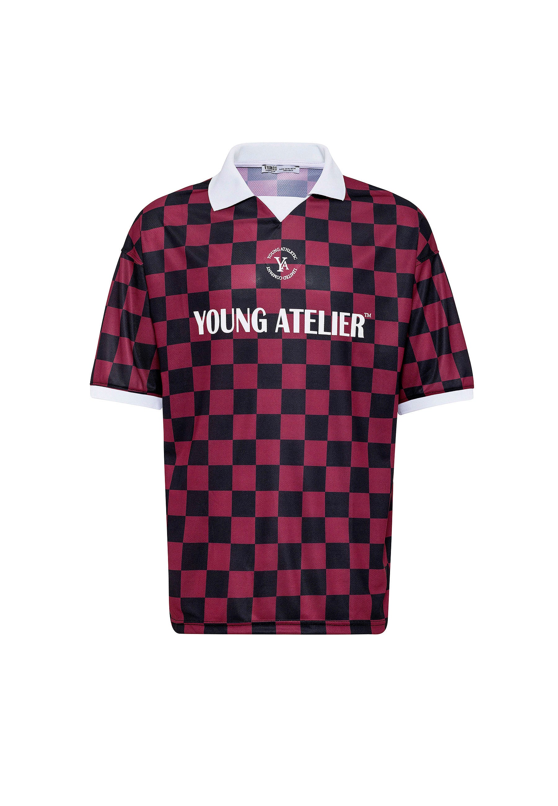 Oversized Polo‑Collar Jersey T-shirts – Sporty Contrast With Polish