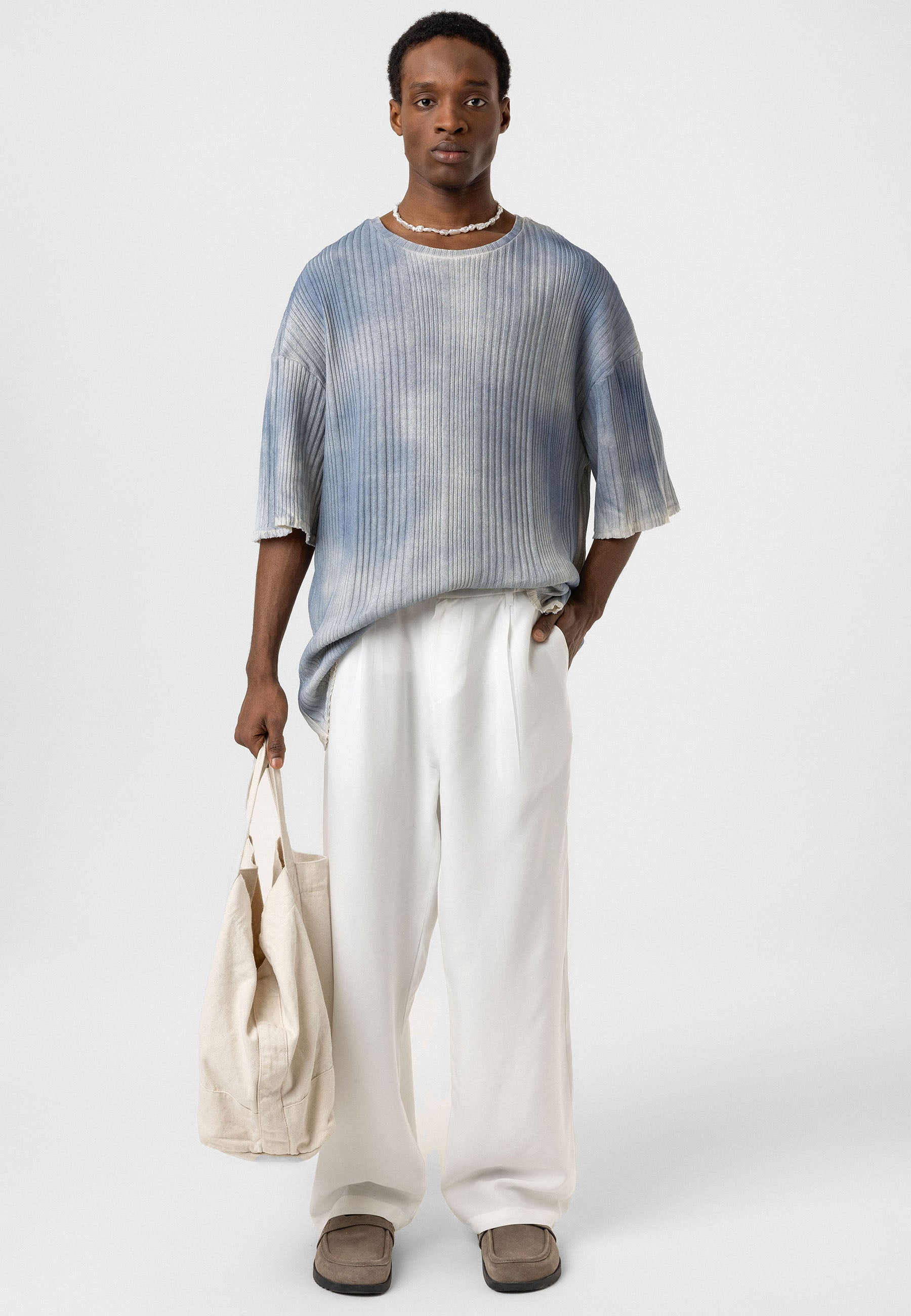 Oversized Knit Polo Soft Texture Meets Elevated Casual