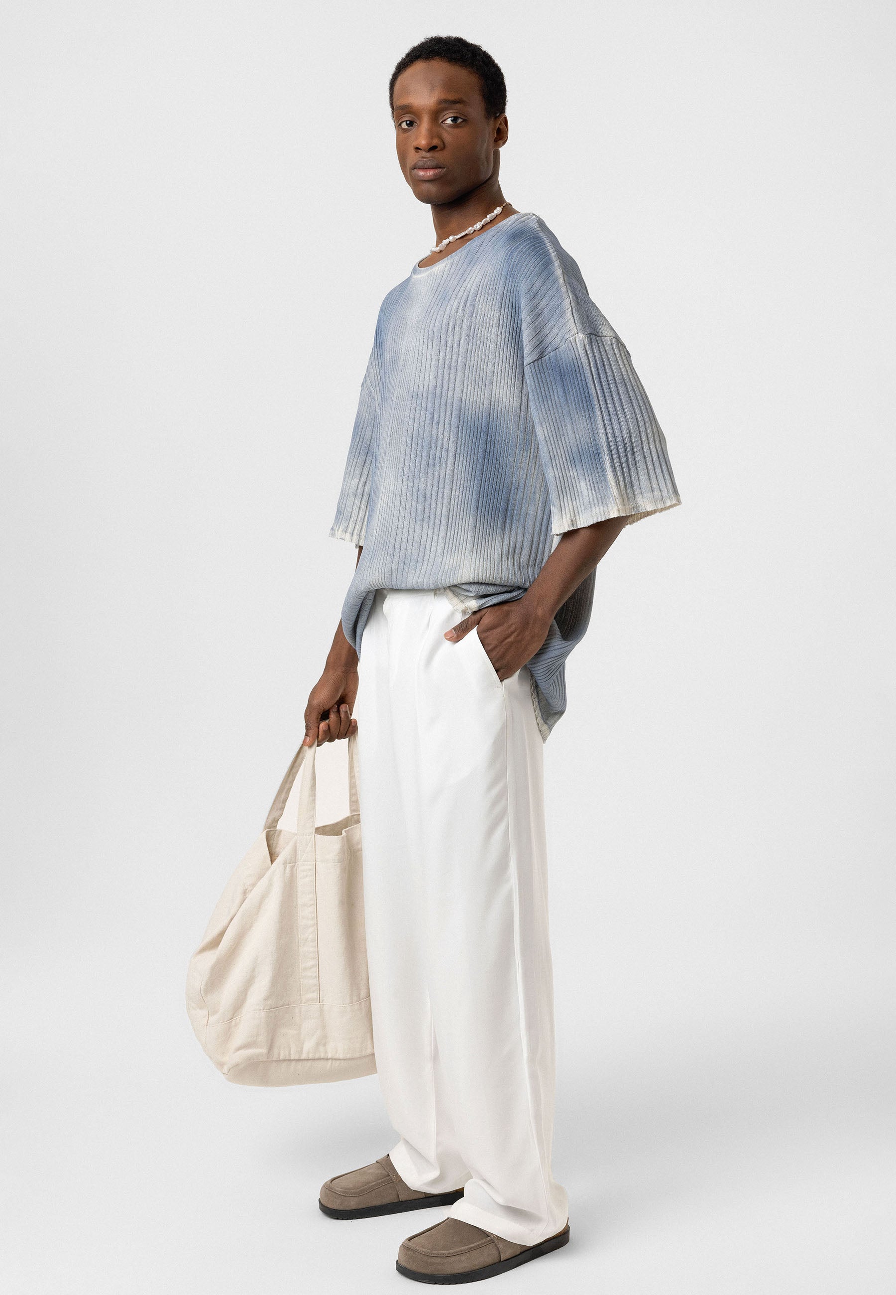 Oversized Knit Polo Soft Texture Meets Elevated Casual