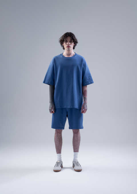 Blue Casual T-Shirt for Men