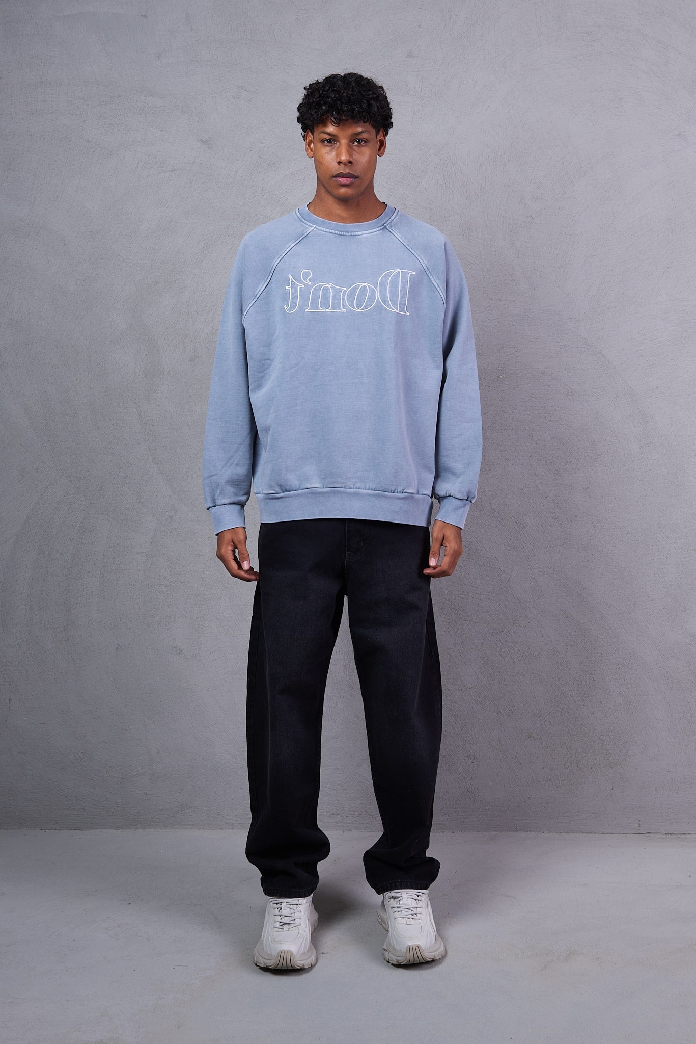 “Classic Slate Logo Sweatshirt – Heavyweight Cotton Comfort