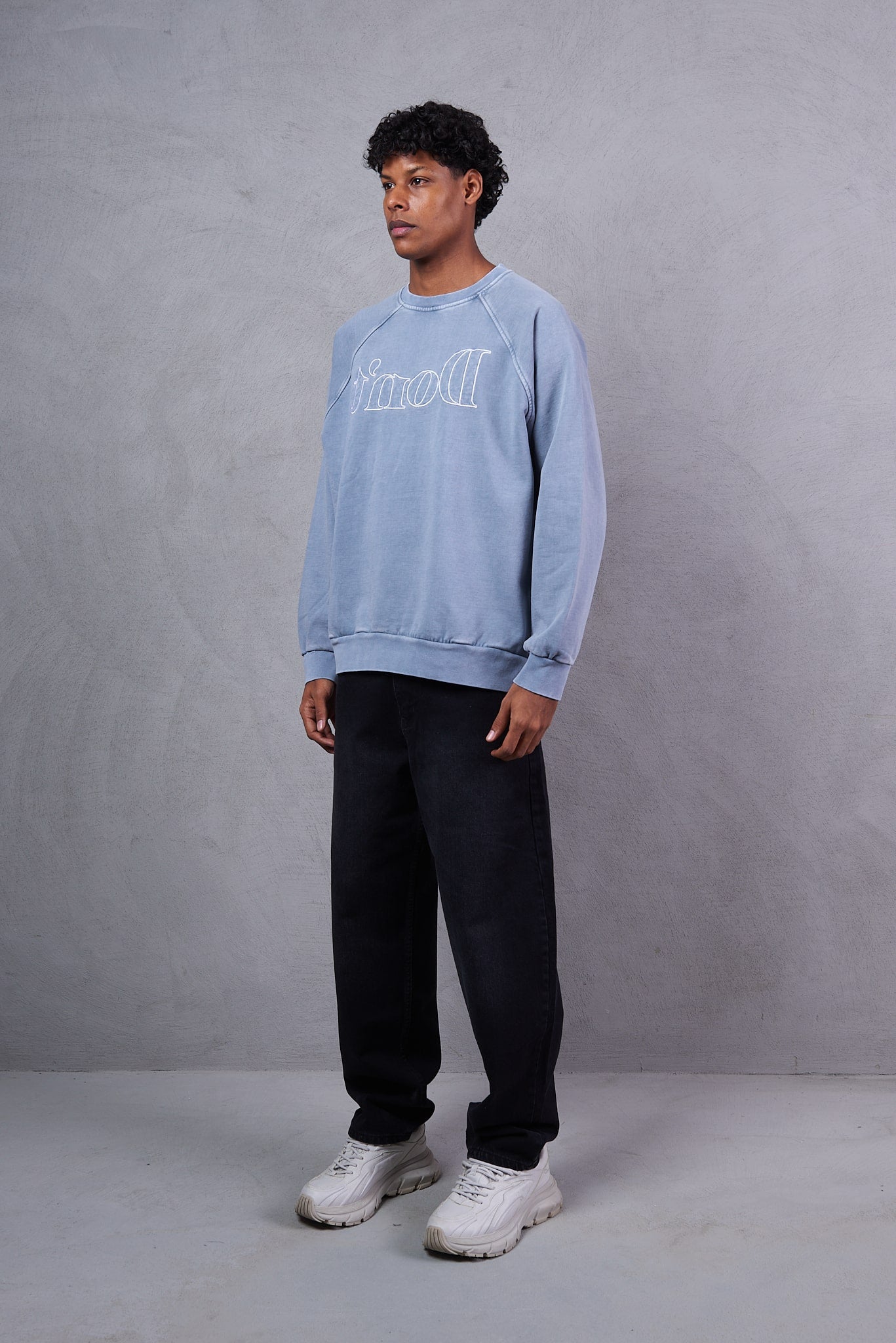 “Classic Slate Logo Sweatshirt – Heavyweight Cotton Comfort