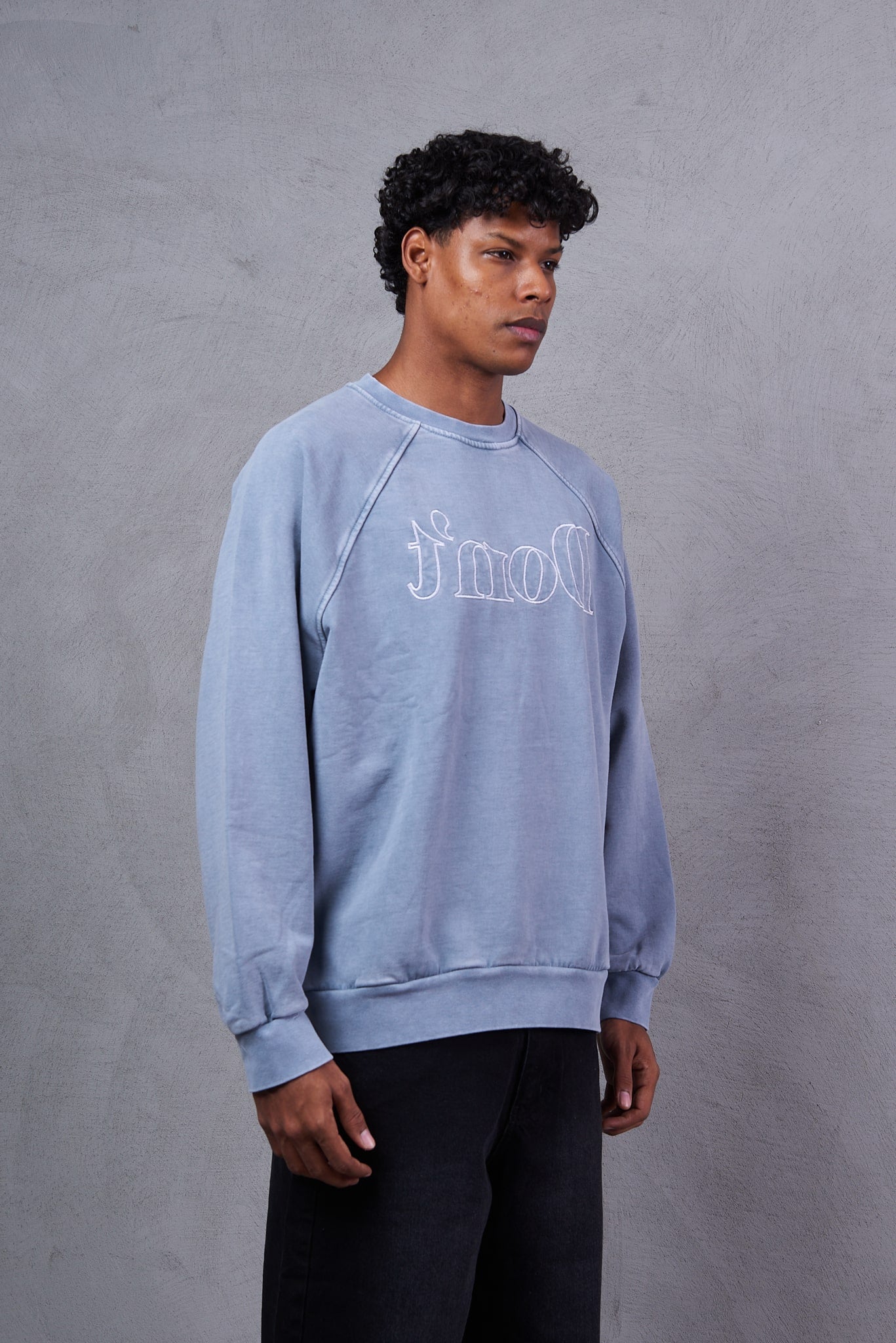 “Classic Slate Logo Sweatshirt – Heavyweight Cotton Comfort