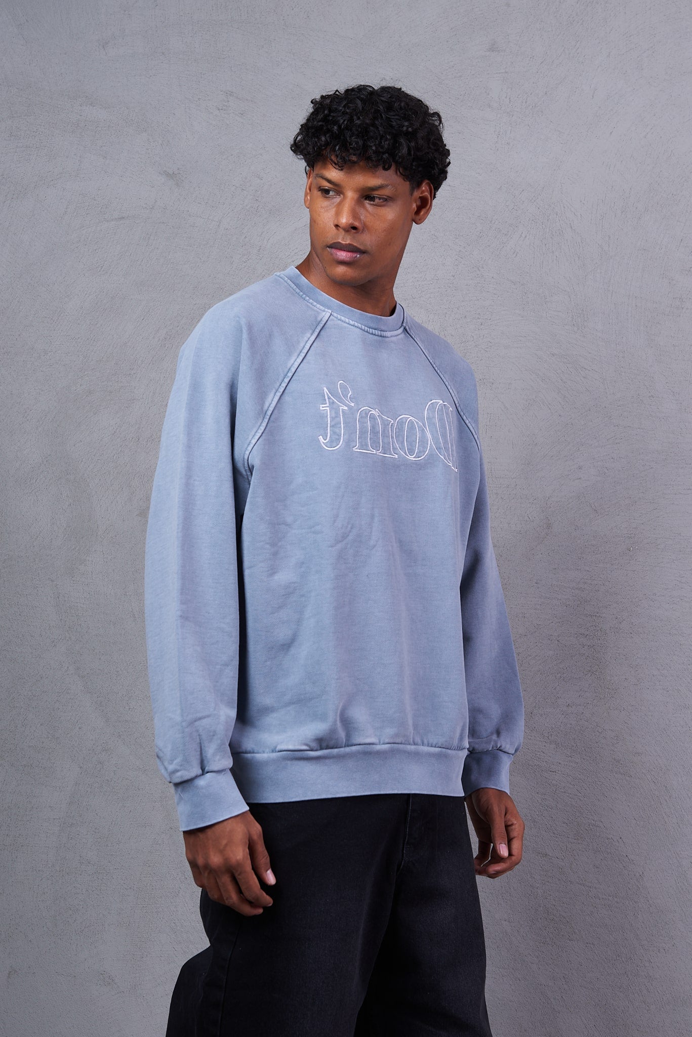 “Classic Slate Logo Sweatshirt – Heavyweight Cotton Comfort