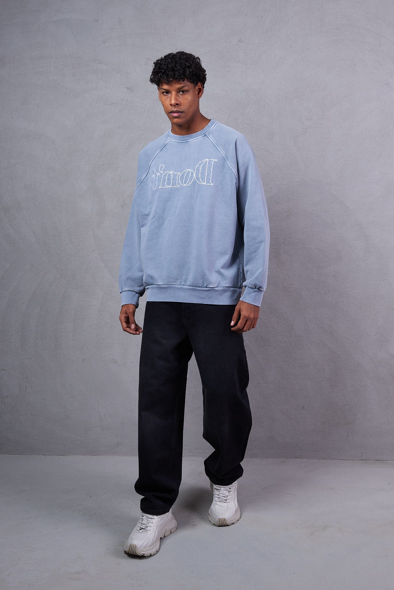 “Classic Slate Logo Sweatshirt – Heavyweight Cotton Comfort