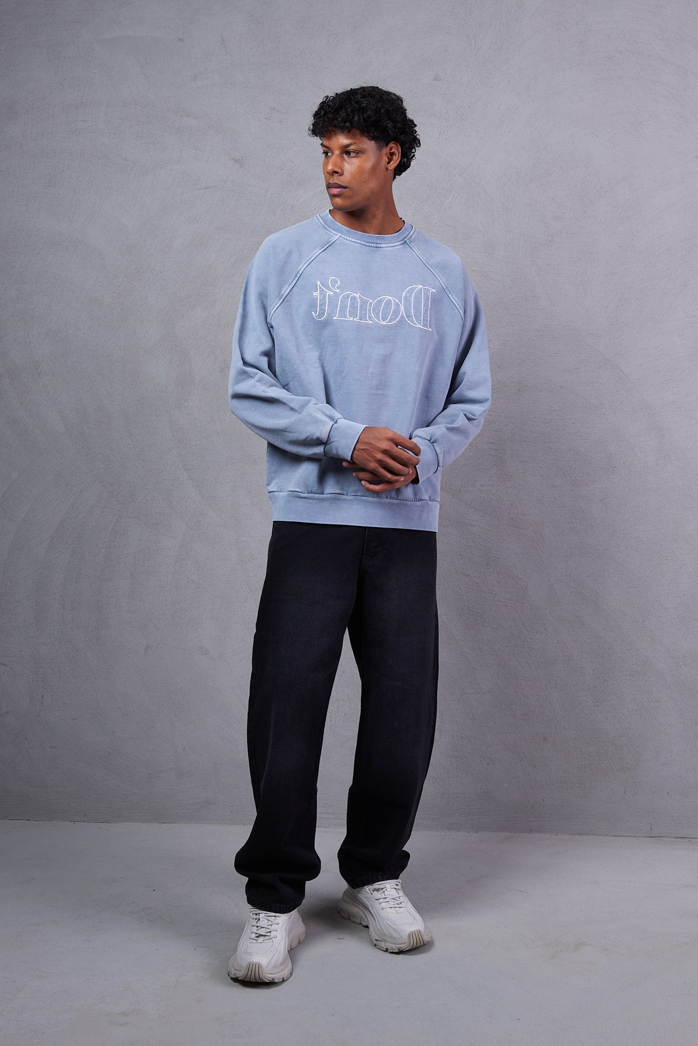 “Classic Slate Logo Sweatshirt – Heavyweight Cotton Comfort
