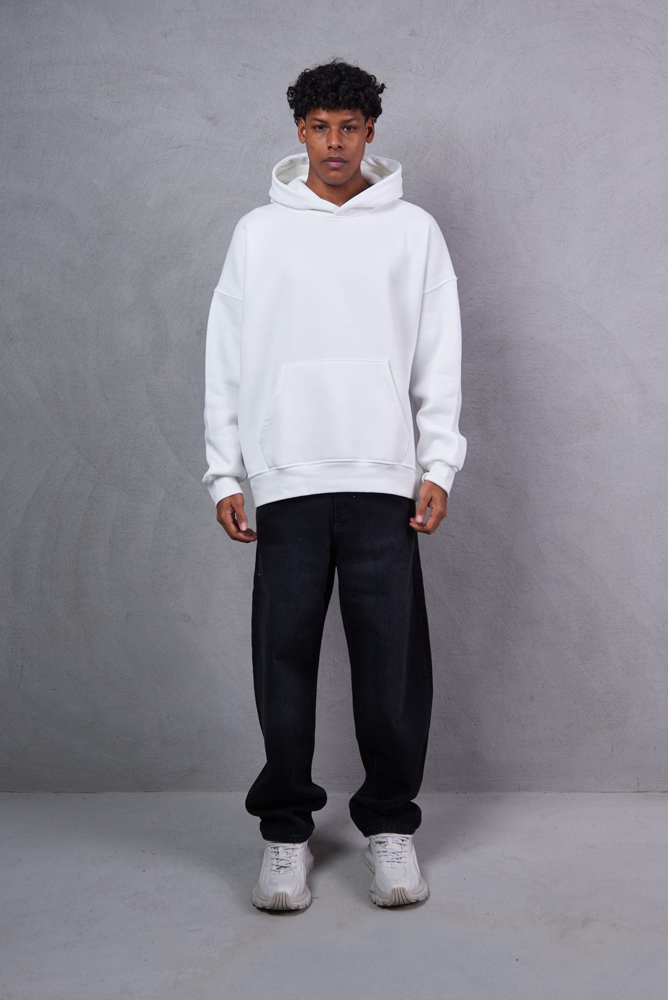 Basic Oversized Over-The-Head Hoodie