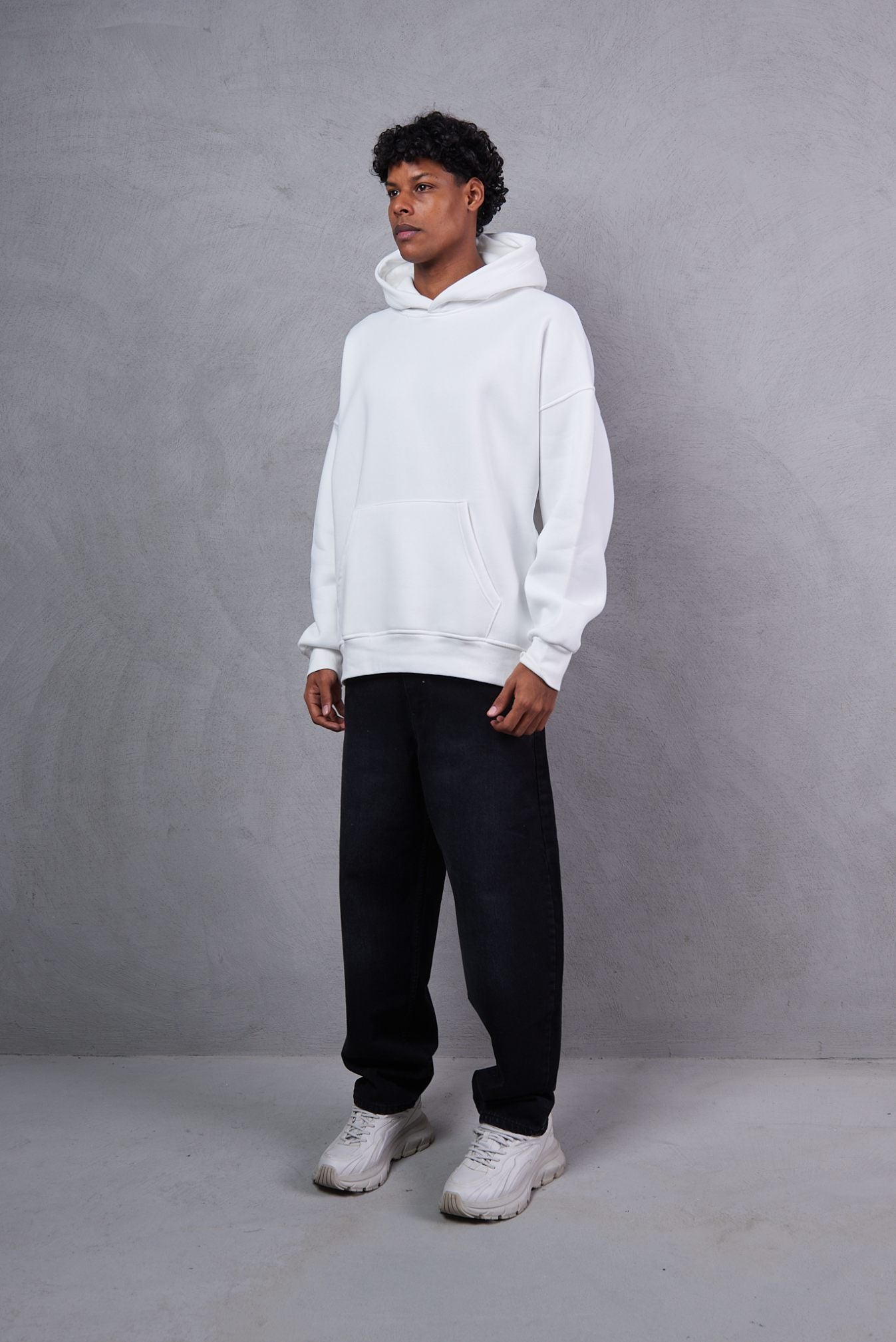 Basic Oversized Over-The-Head Hoodie