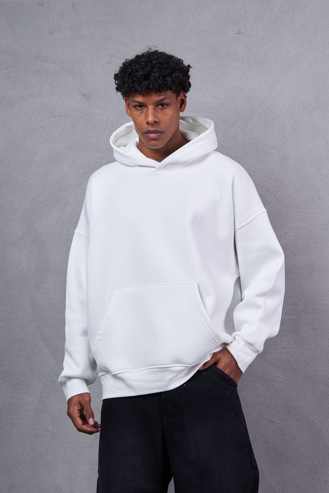 Basic Oversized Over-The-Head Hoodie