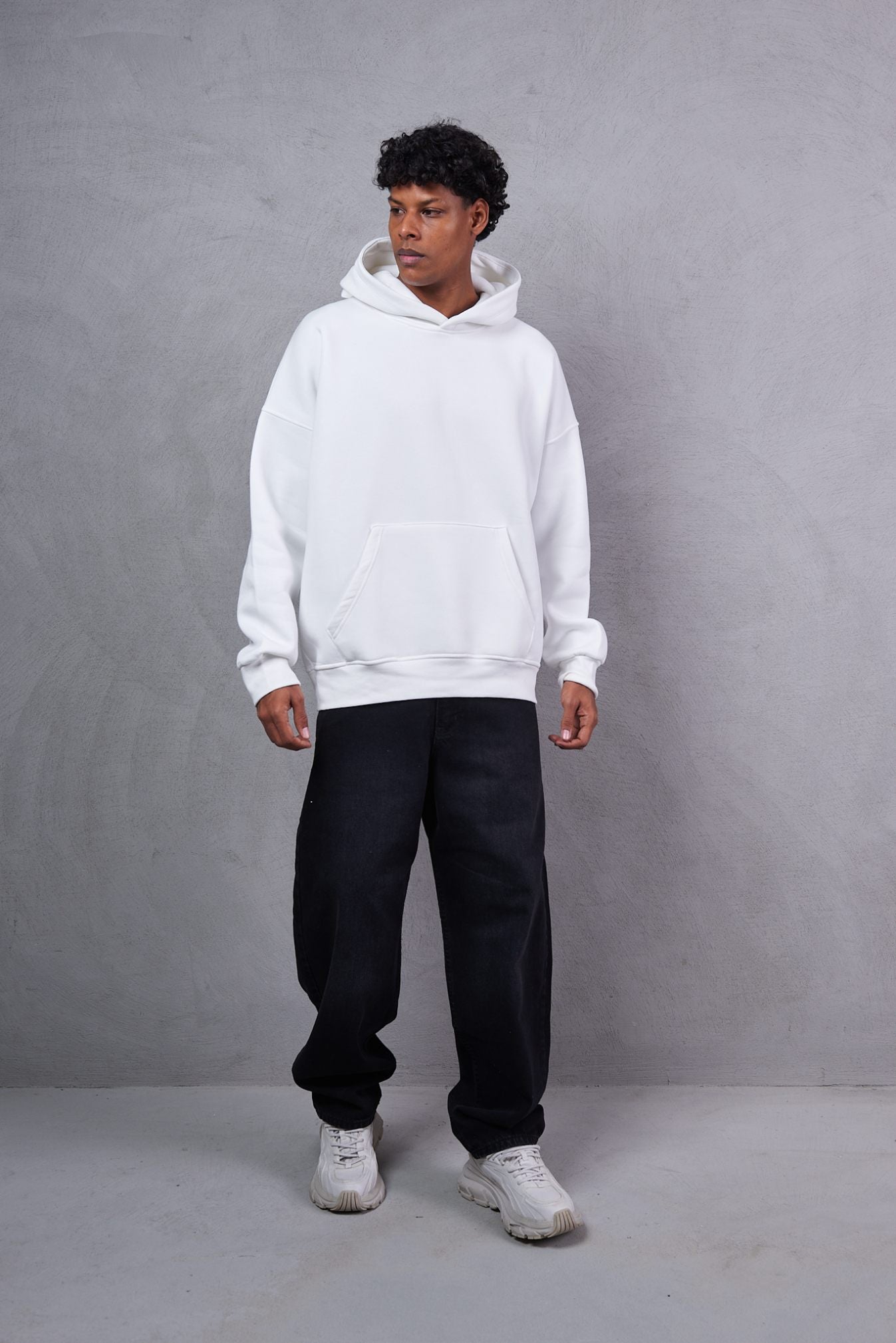 Basic Oversized Over-The-Head Hoodie