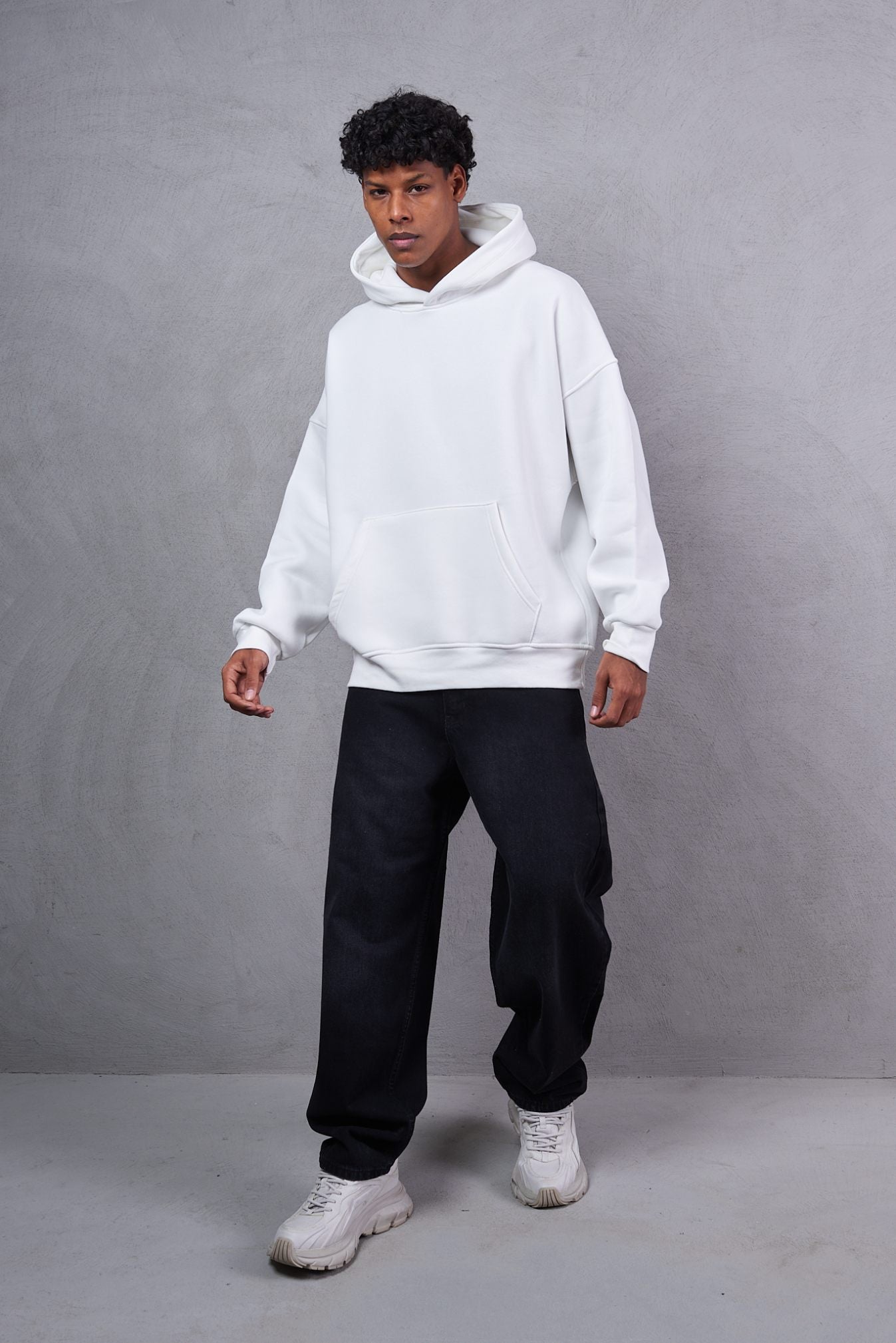Basic Oversized Over-The-Head Hoodie