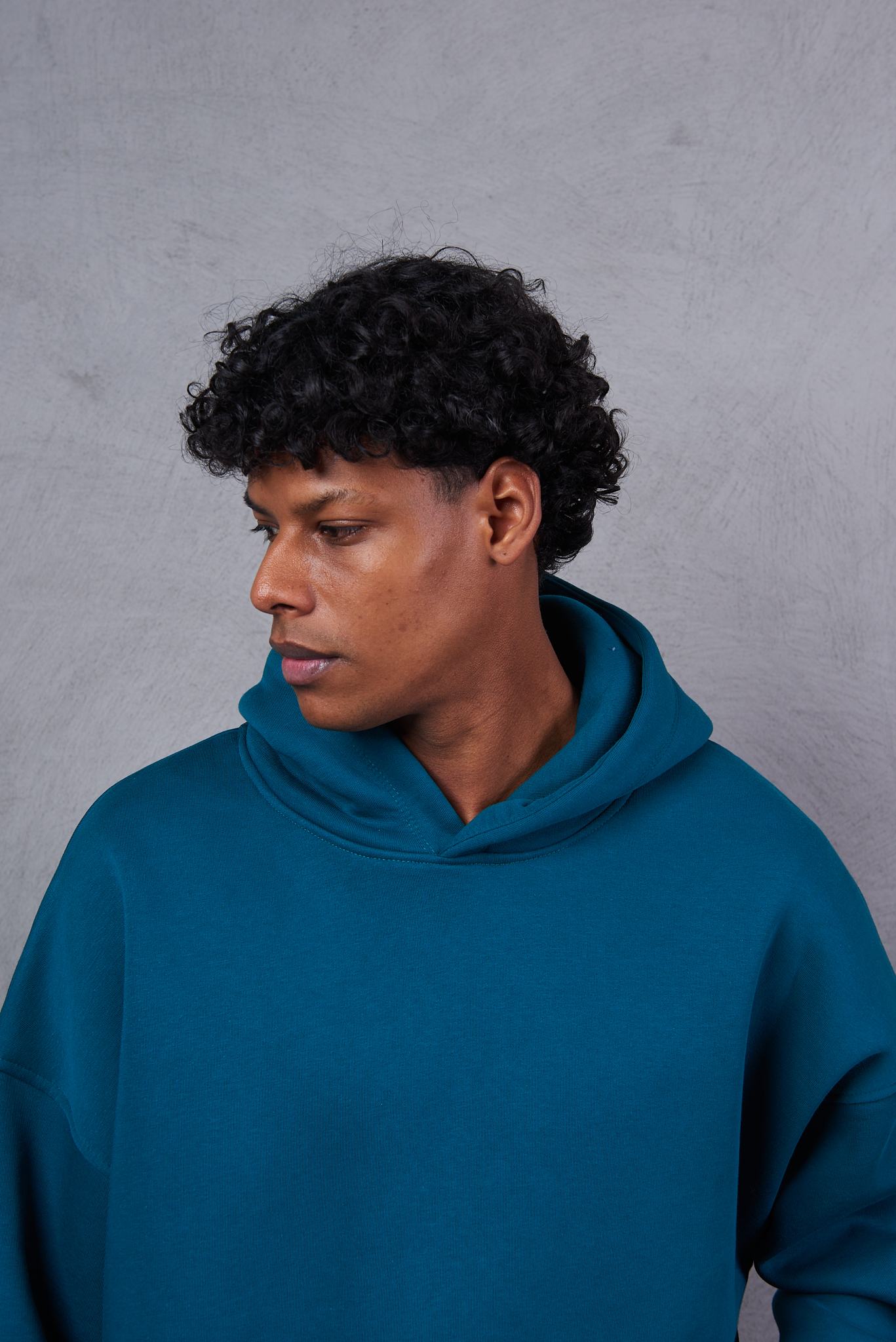 Men Solid Hoodie