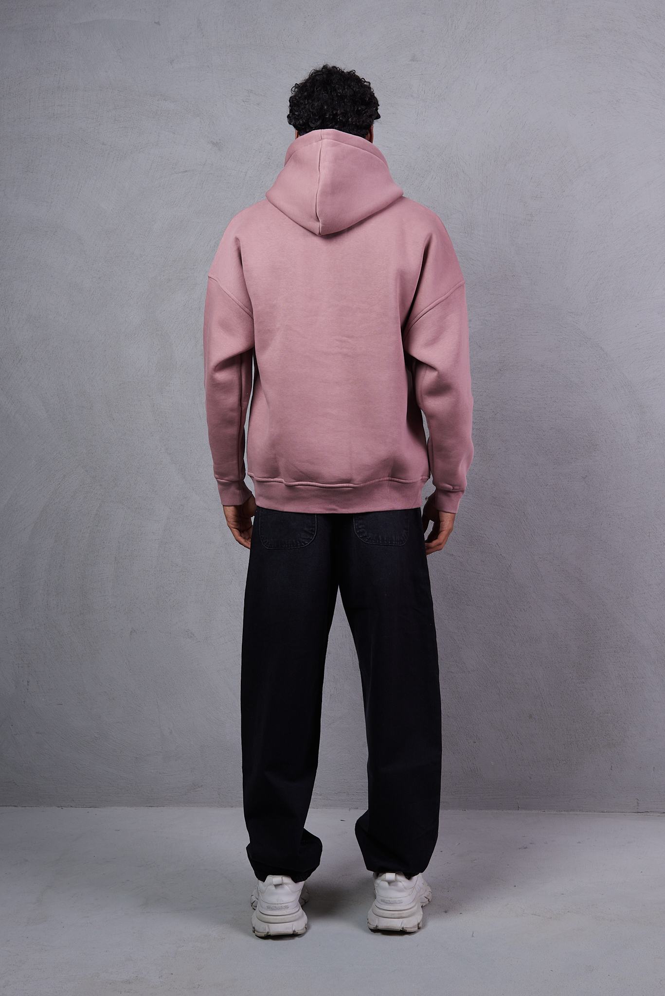 Men's Solid Hooded Full Sleeves Regular Fit Hoodie