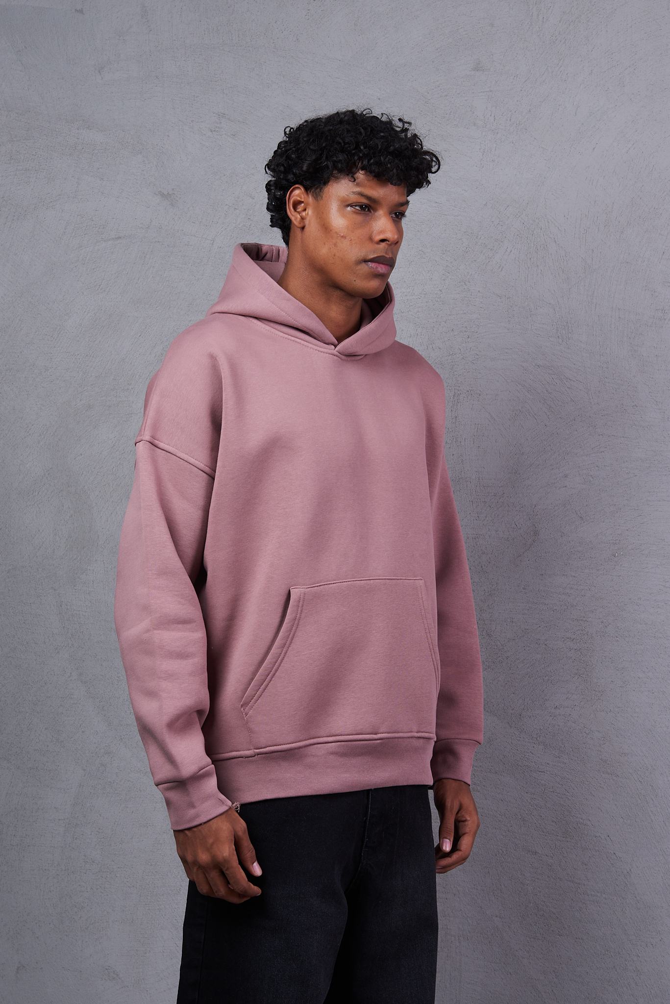 Men's Solid Hooded Full Sleeves Regular Fit Hoodie