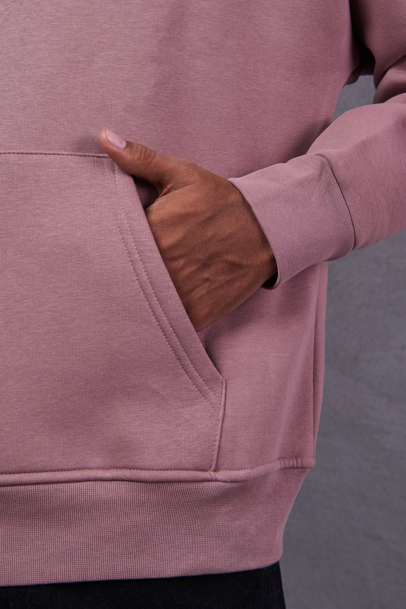 Men's Solid Hooded Full Sleeves Regular Fit Hoodie