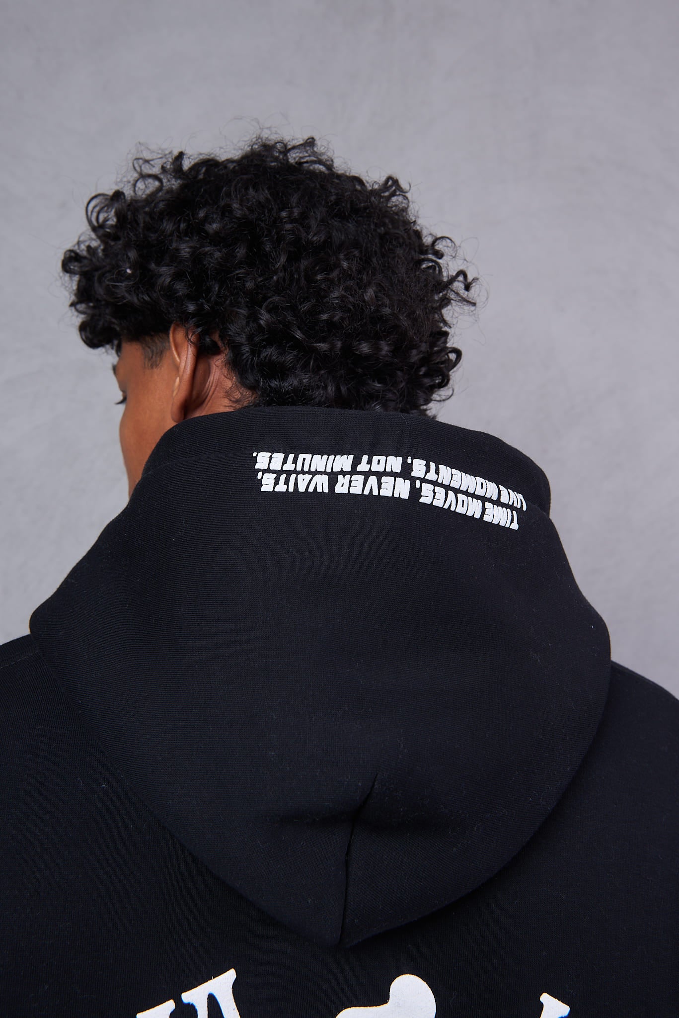 Oversized Multi Graphic Zip Through Hoodie