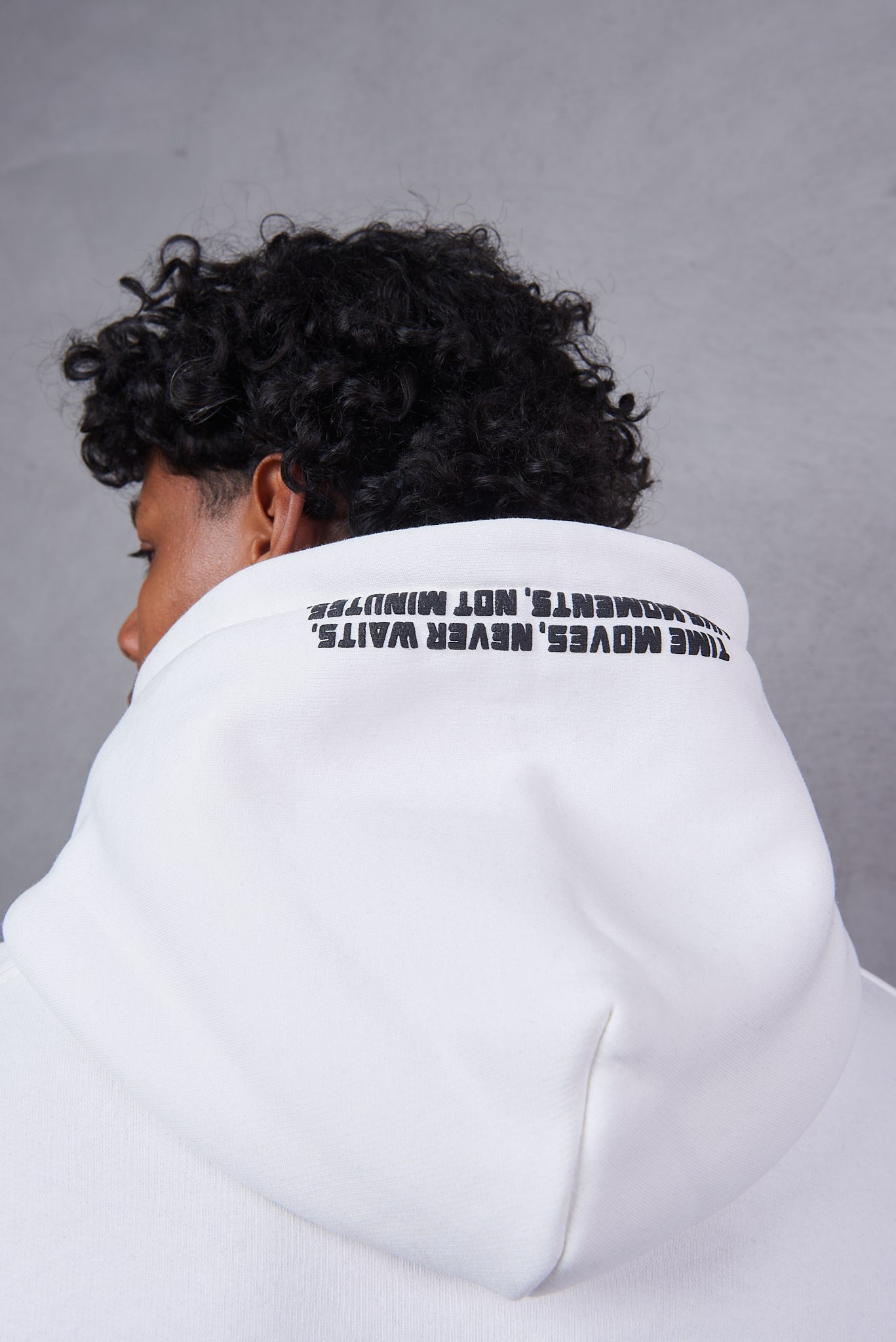 Urban DNA Applique Patch White Hoodie