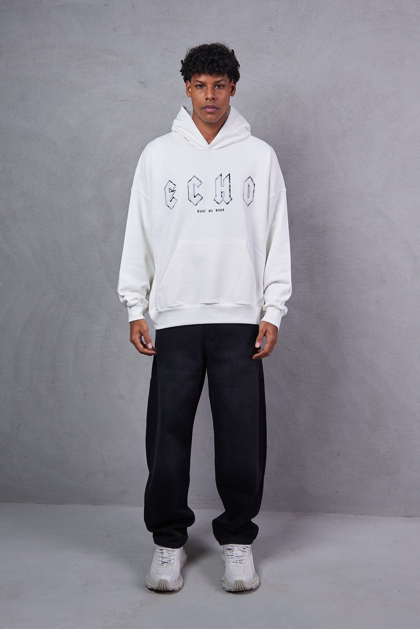 PEQUS Mythic White Hoodie