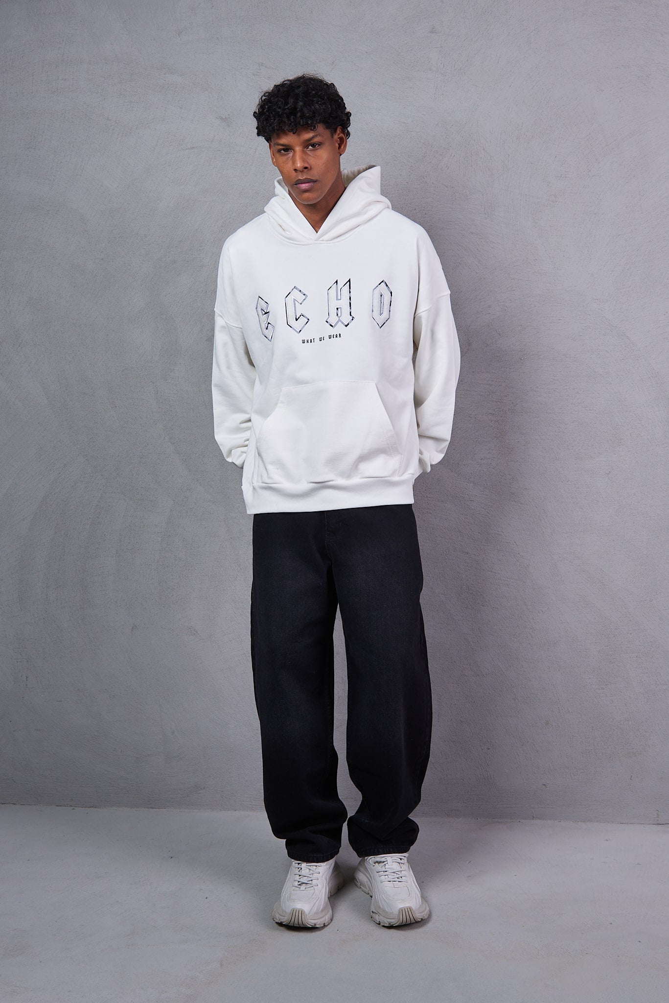 PEQUS Mythic White Hoodie