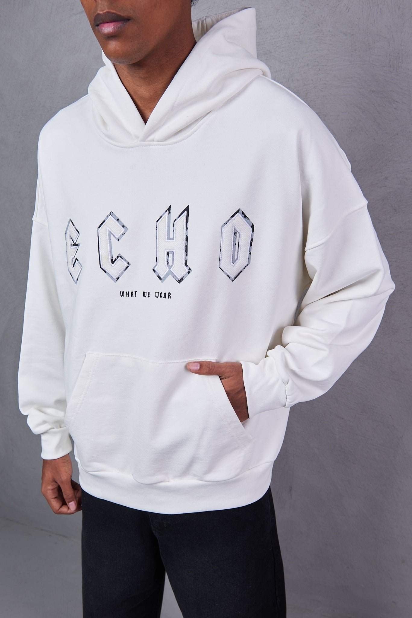 PEQUS Mythic White Hoodie