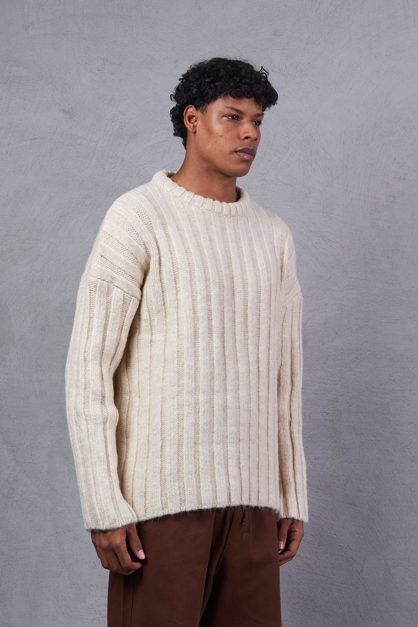 Men's Basic Crew Neck Oversized Sweatshir