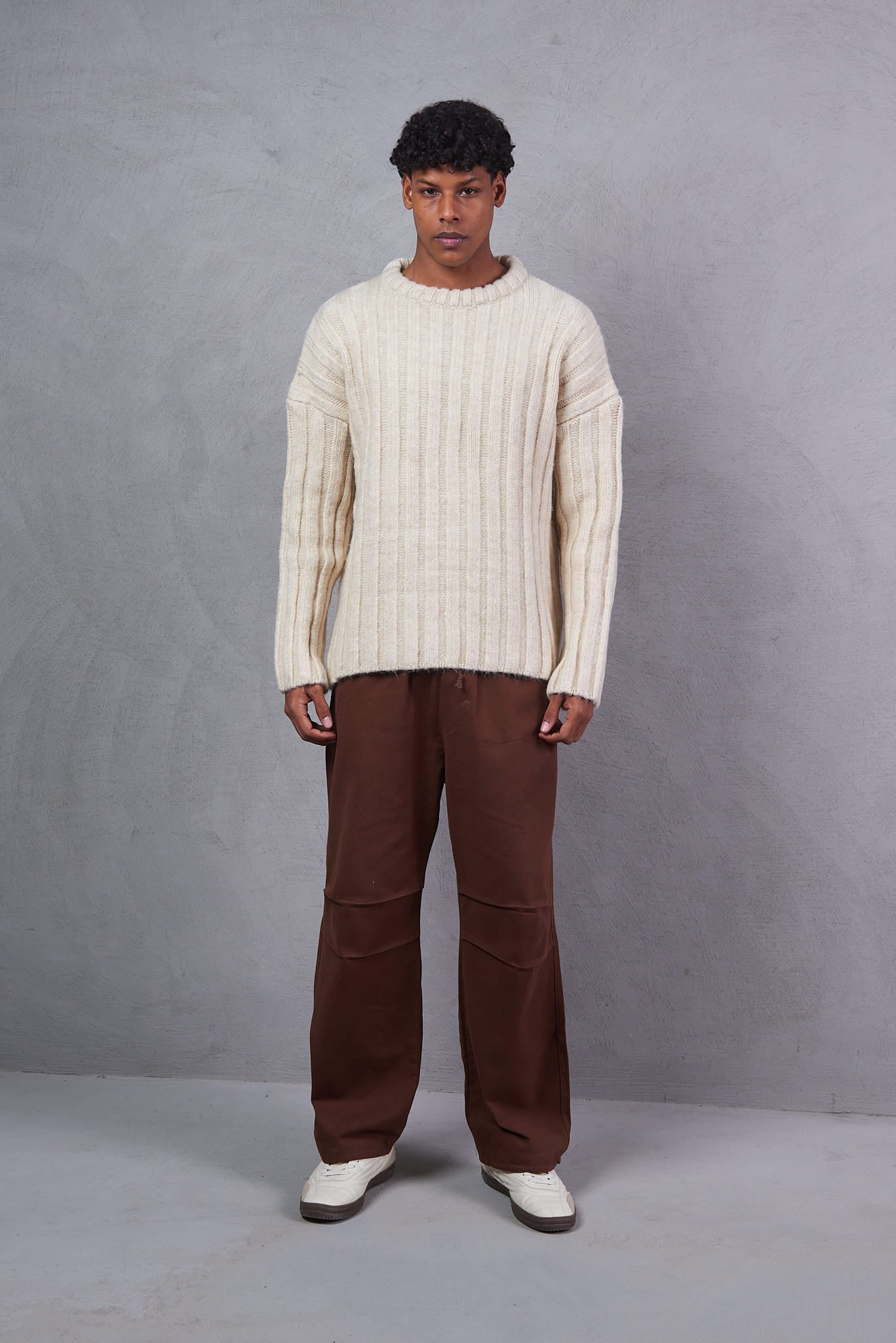 Men's Basic Crew Neck Oversized Sweatshir