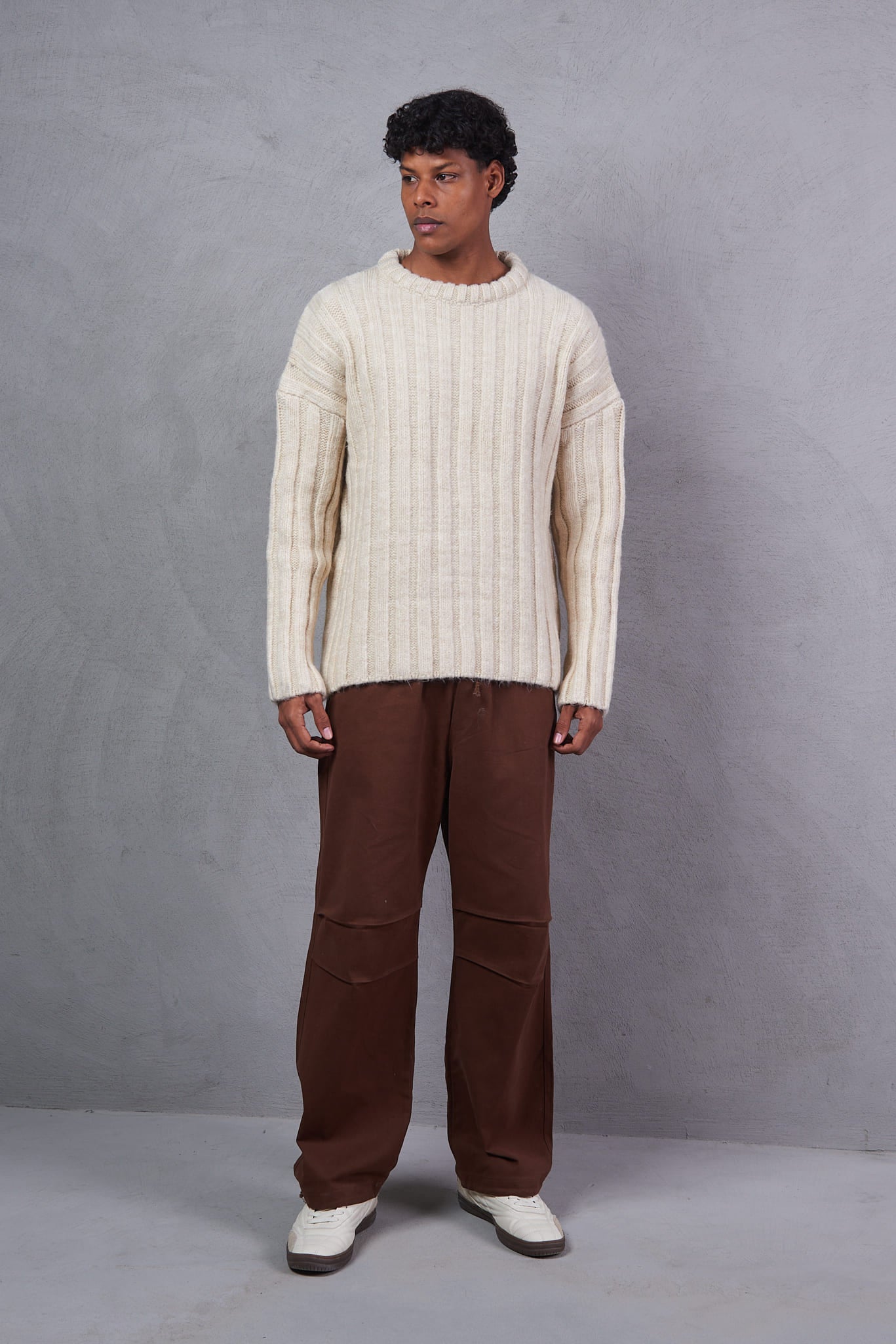 Men's Basic Crew Neck Oversized Sweatshir