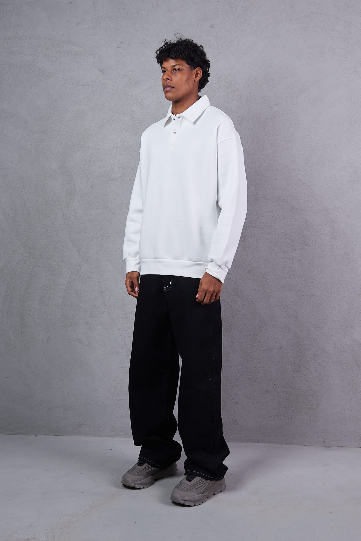 Fast and Bright White Sweatshirt