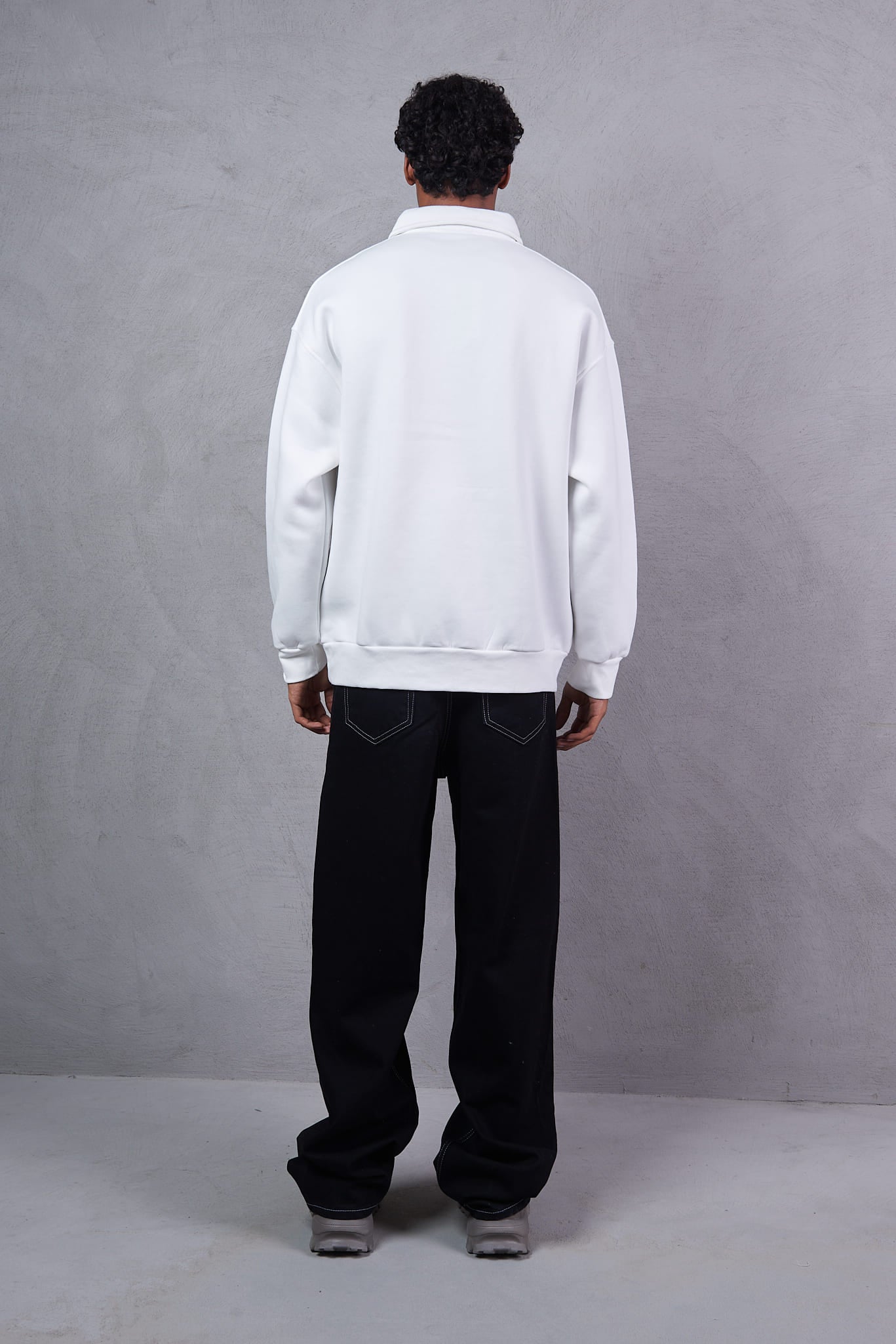 Fast and Bright White Sweatshirt