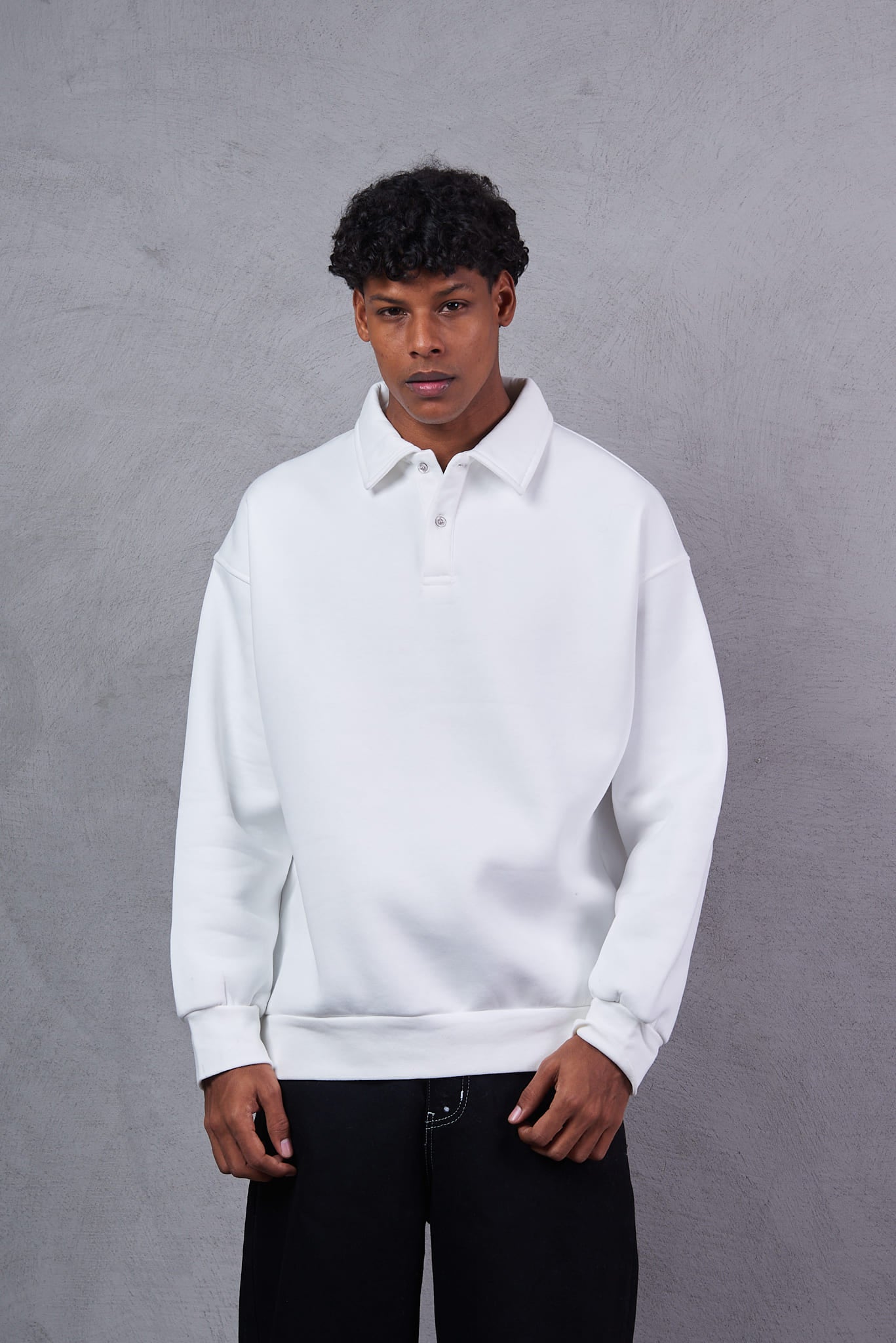 Fast and Bright White Sweatshirt