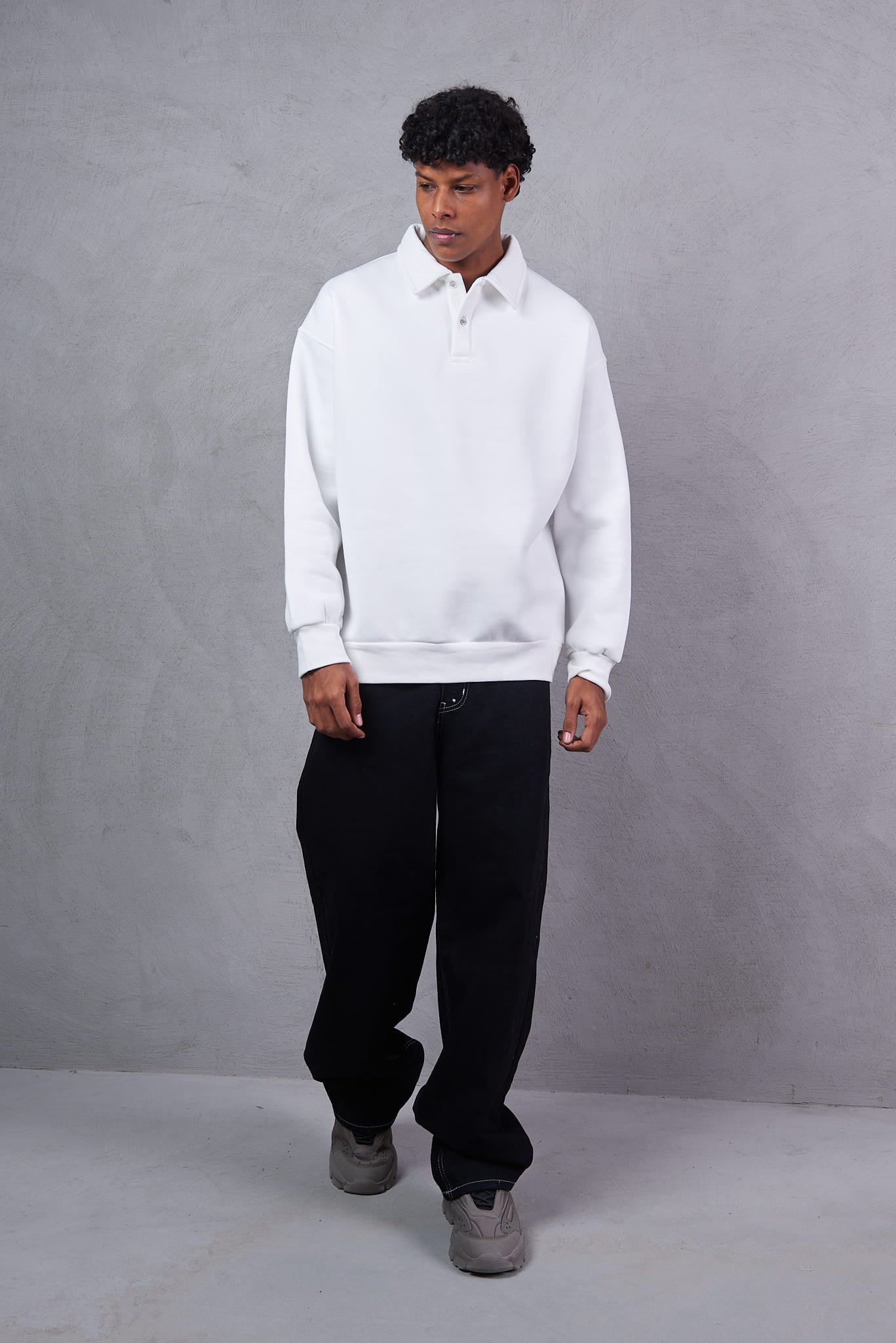 Fast and Bright White Sweatshirt
