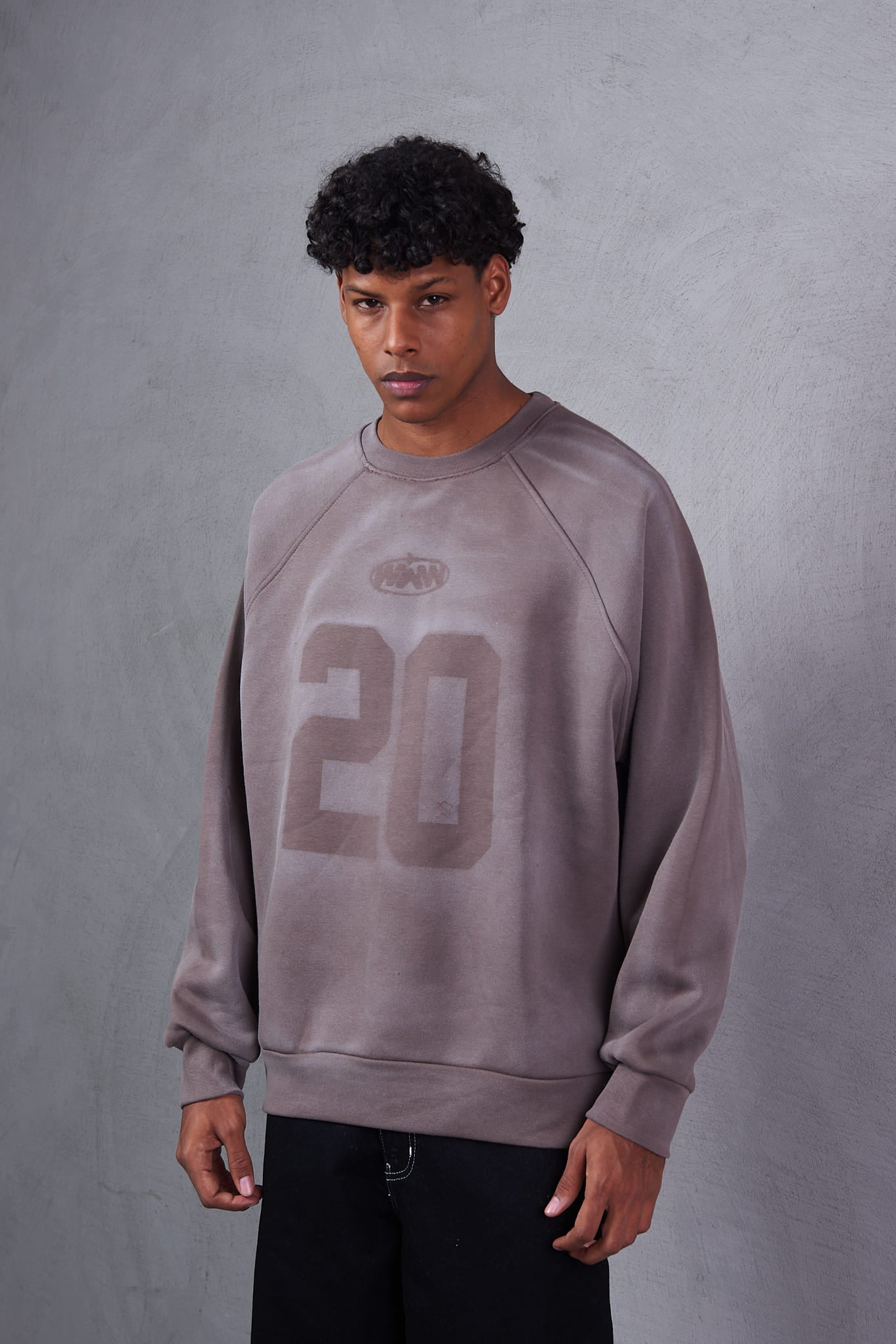 Basic Crewneck Sweatshirt – Greige