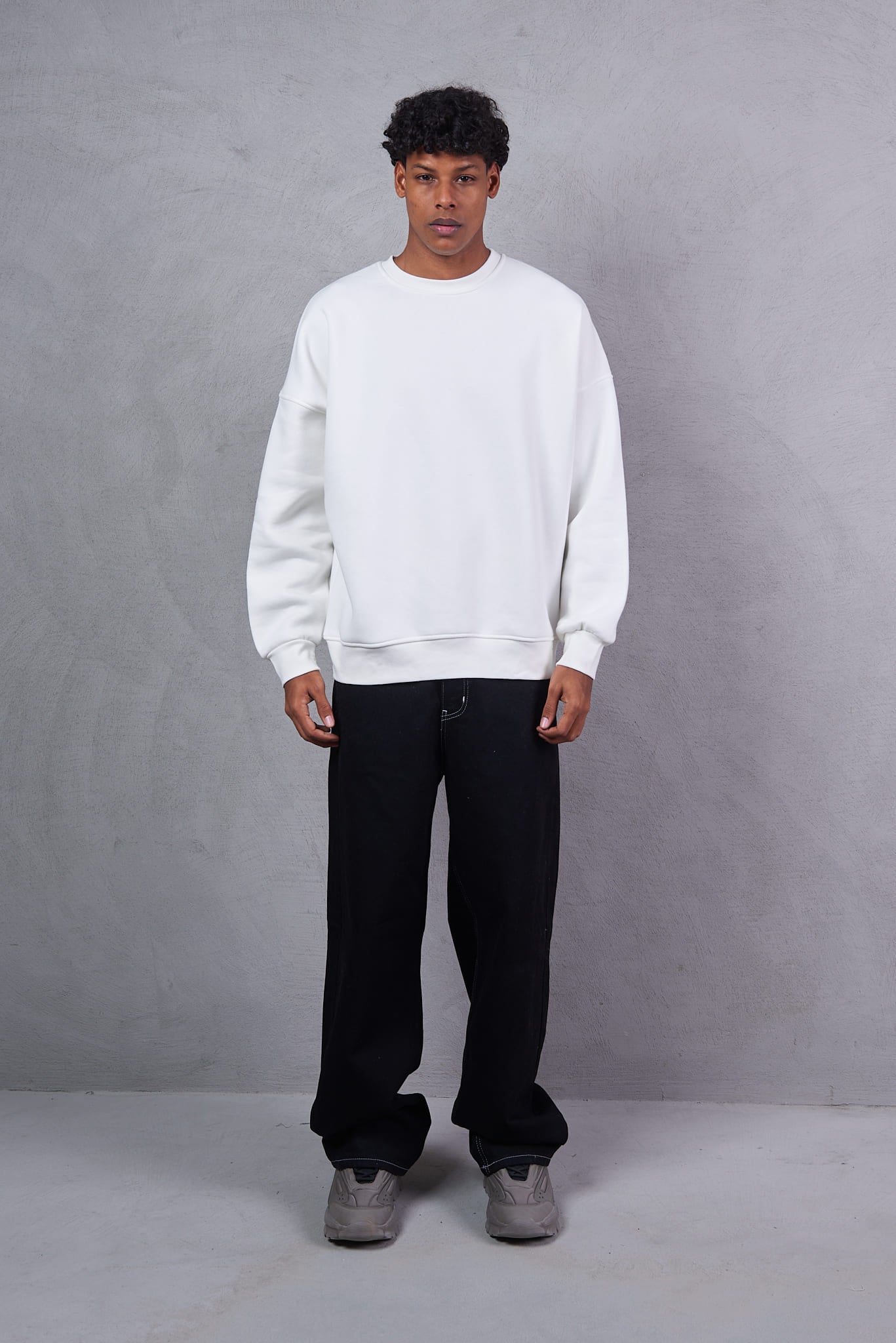 White Sweatshirt Shirt
