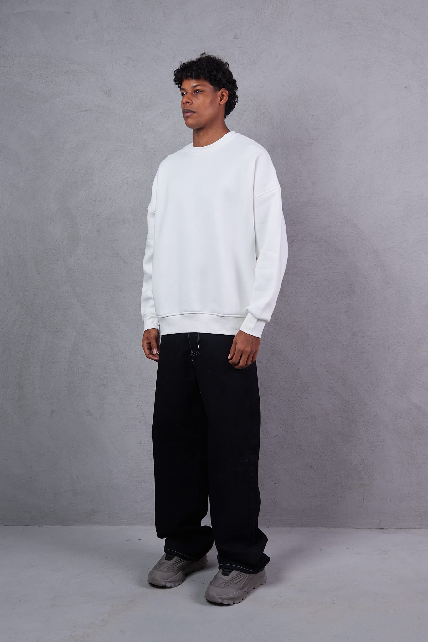 White Sweatshirt Shirt