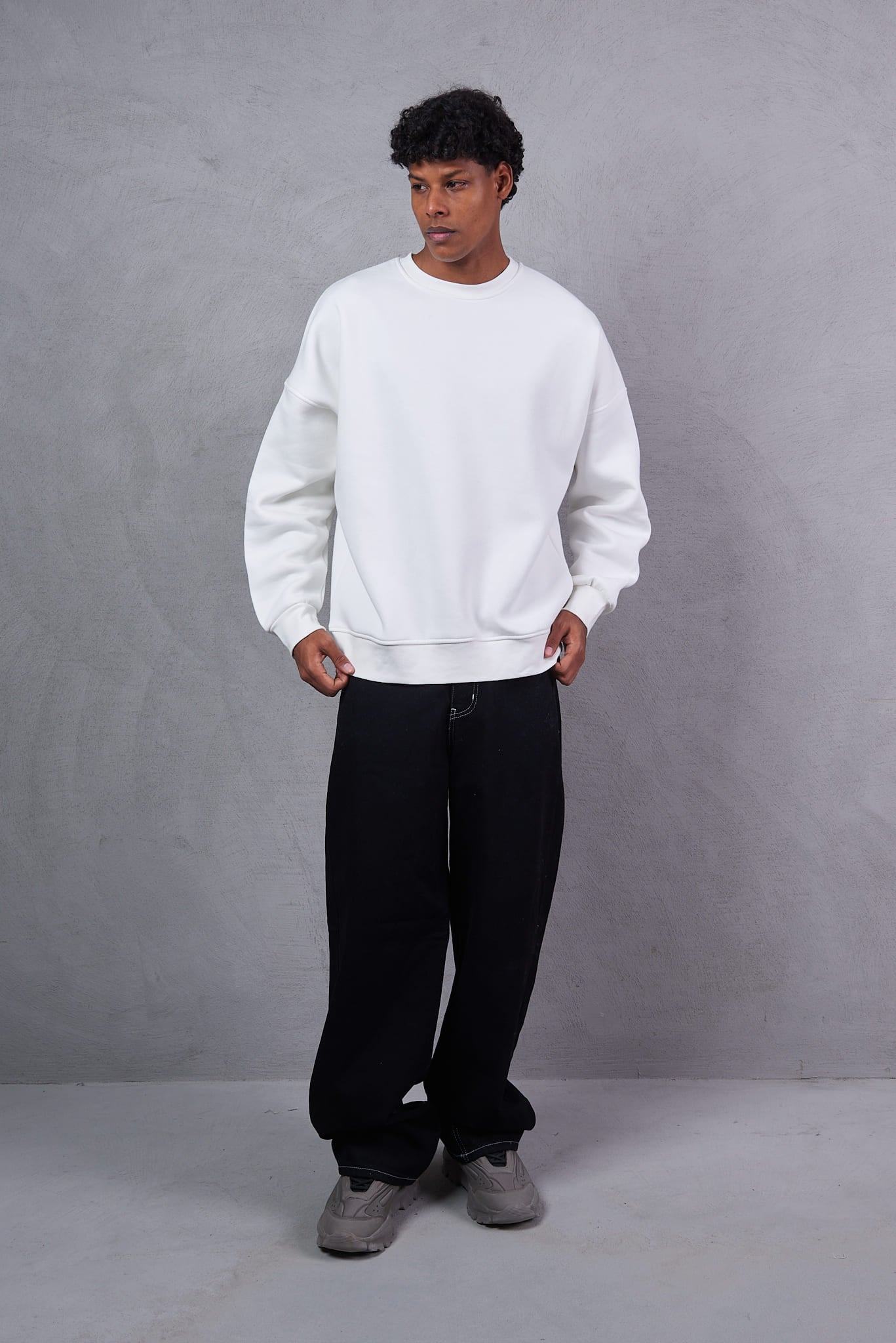 White Sweatshirt Shirt