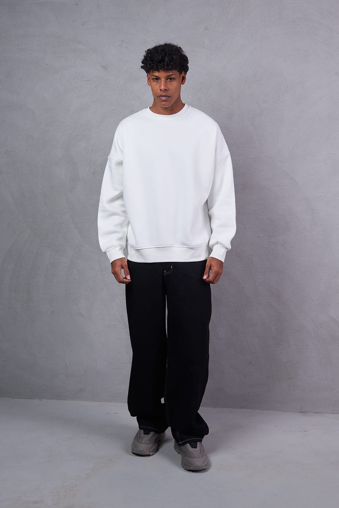 White Sweatshirt Shirt