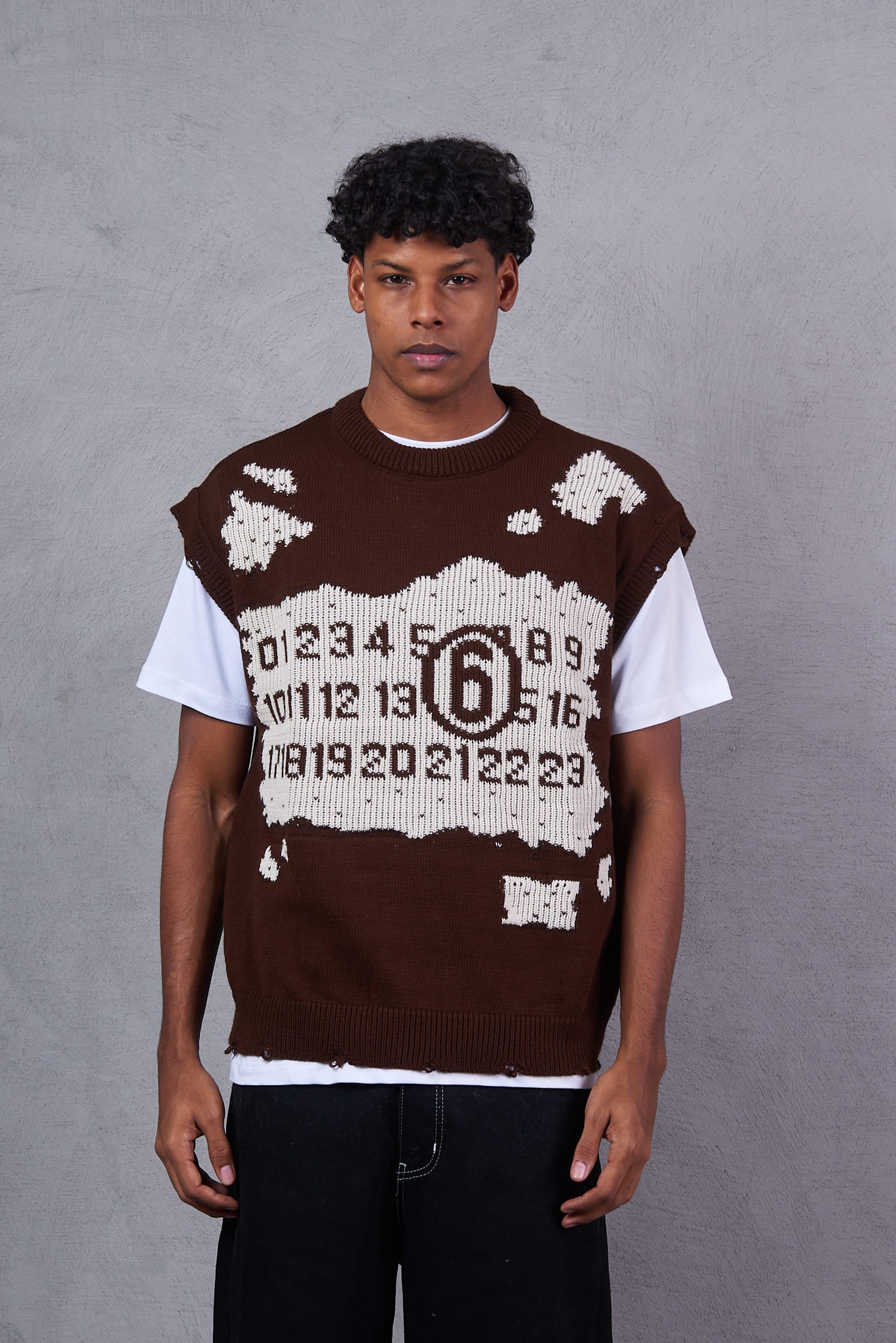 Margiela Gauge Logo Tank Top