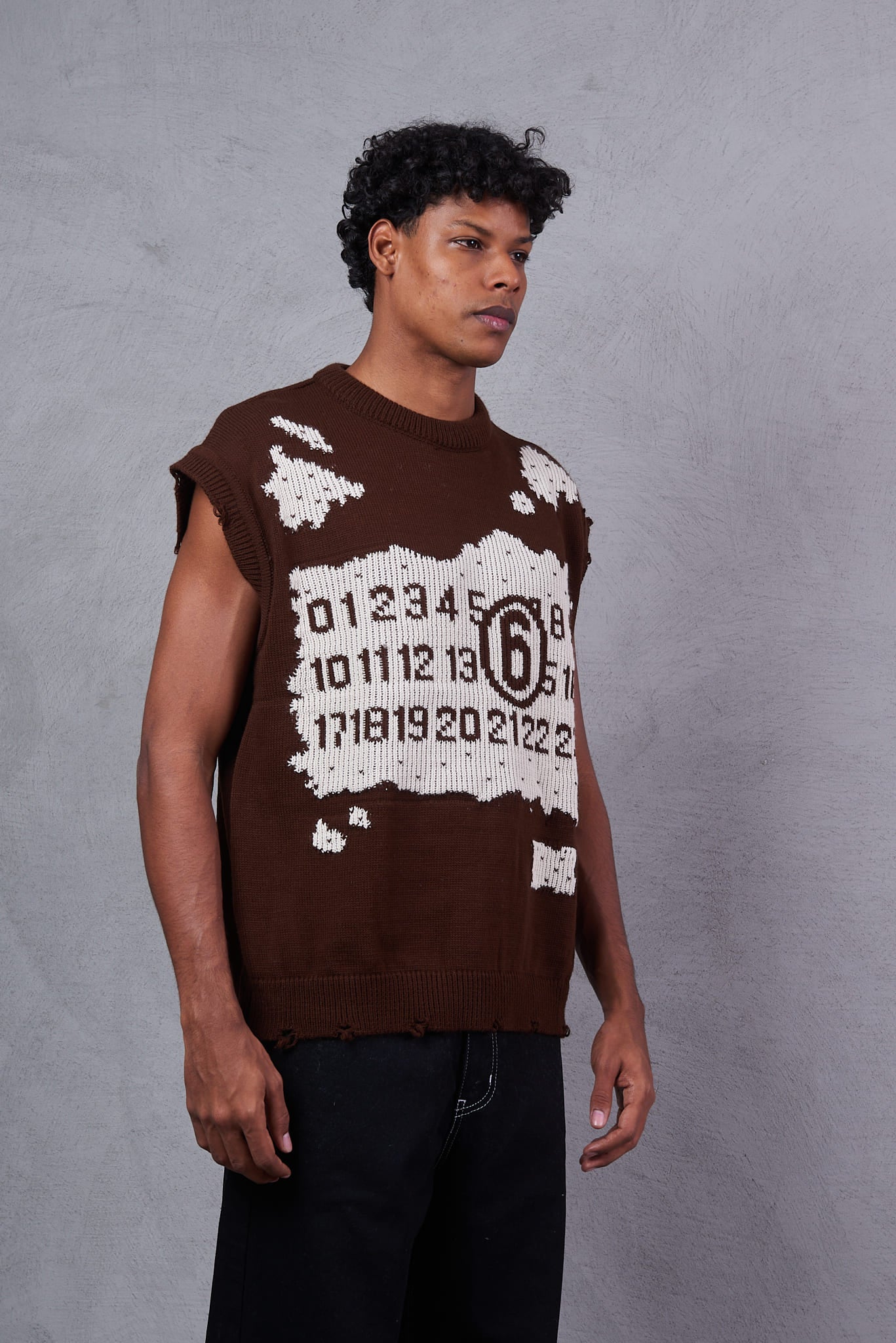 Margiela Gauge Logo Tank Top
