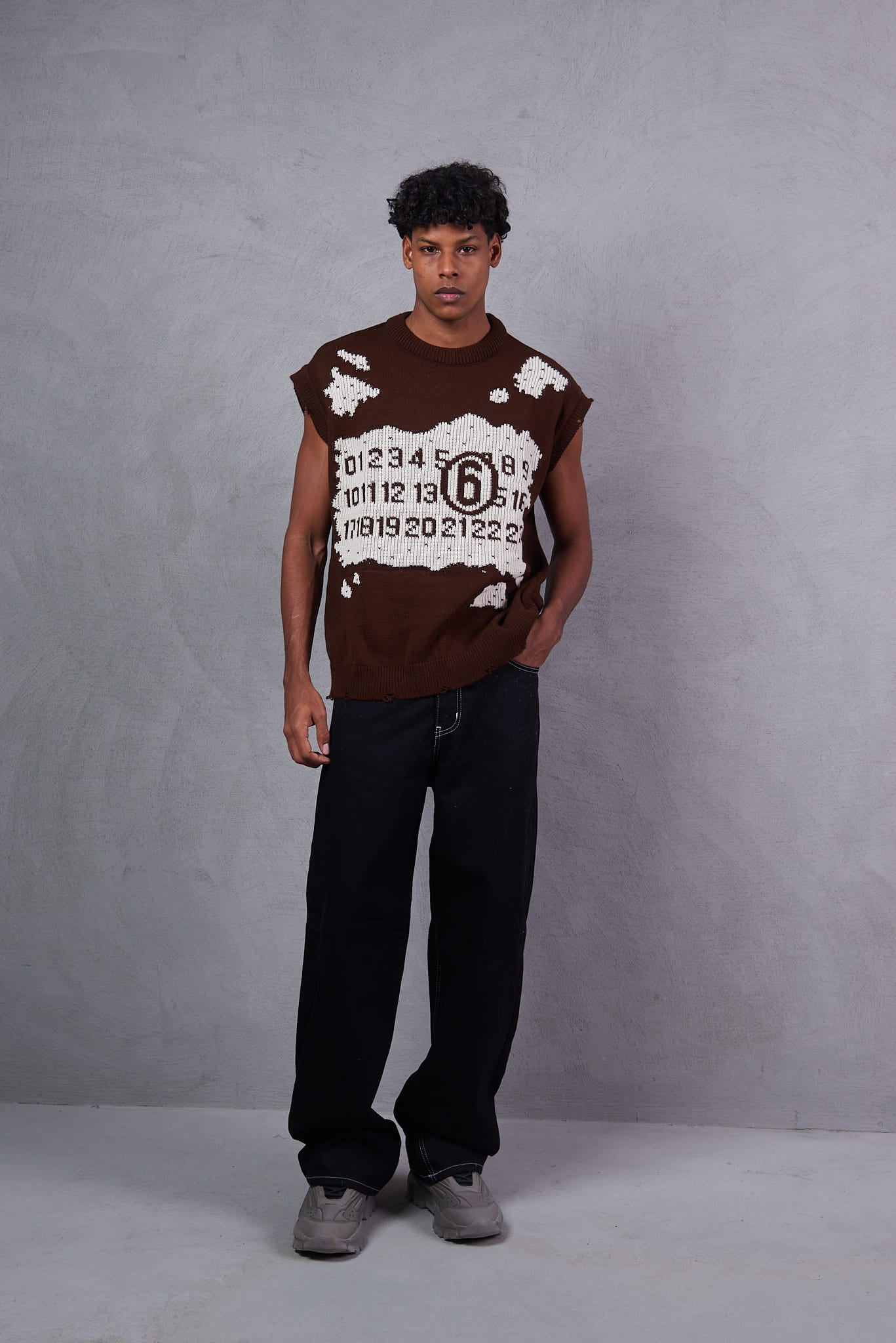 Margiela Gauge Logo Tank Top