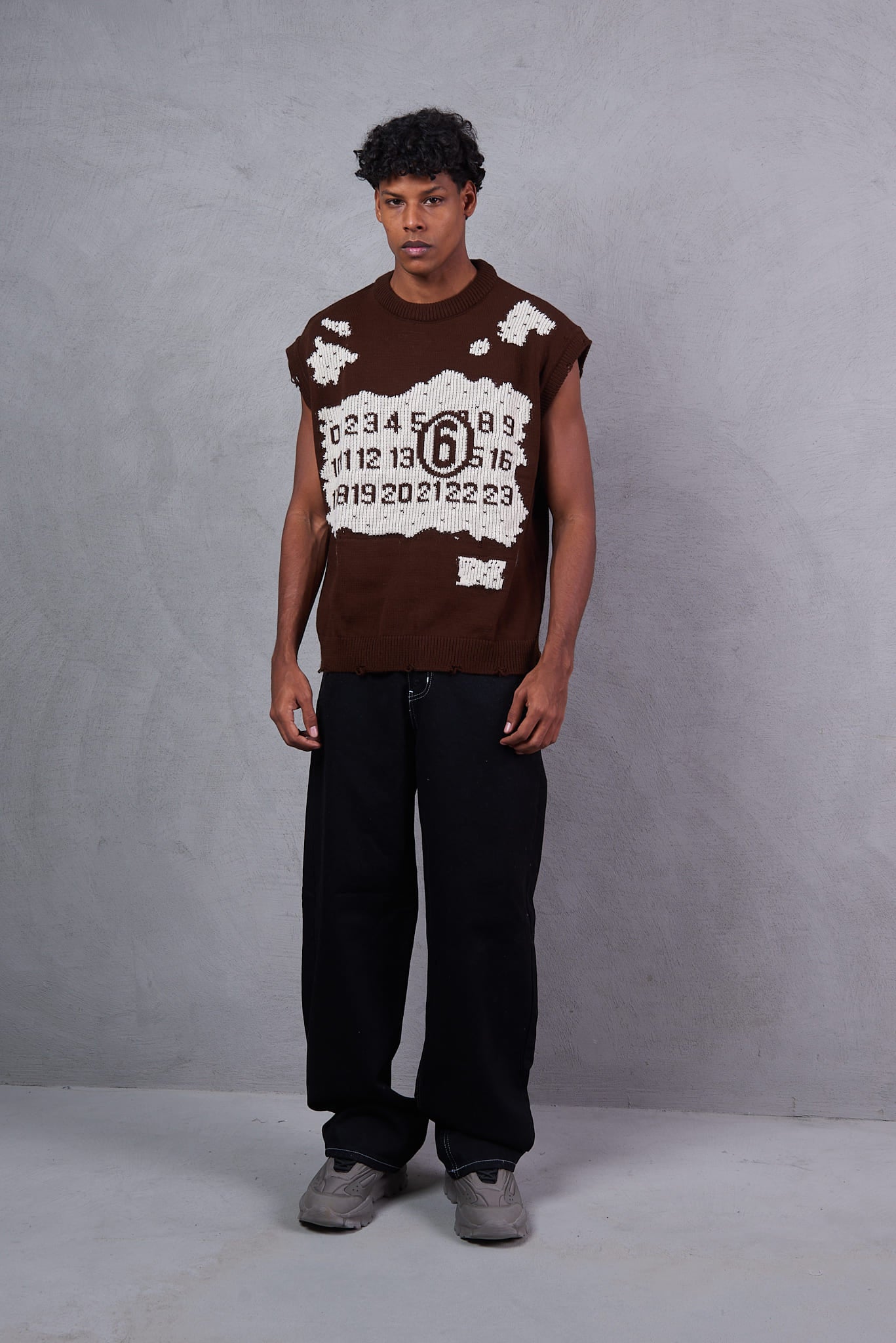 Margiela Gauge Logo Tank Top