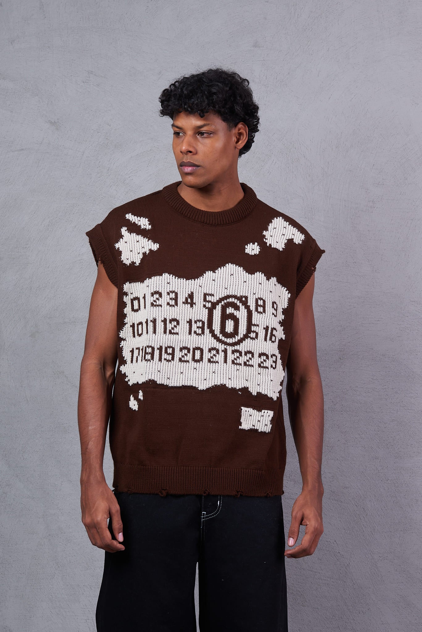 Margiela Gauge Logo Tank Top