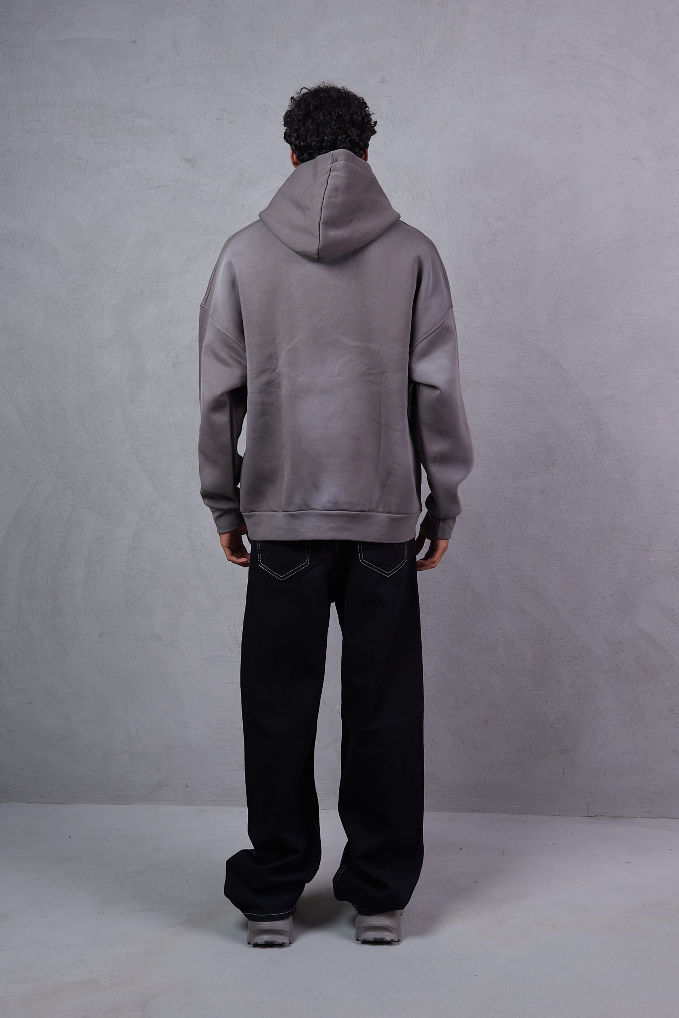 Men's Solid Hooded Full Sleeves Regular Fit Hoodie