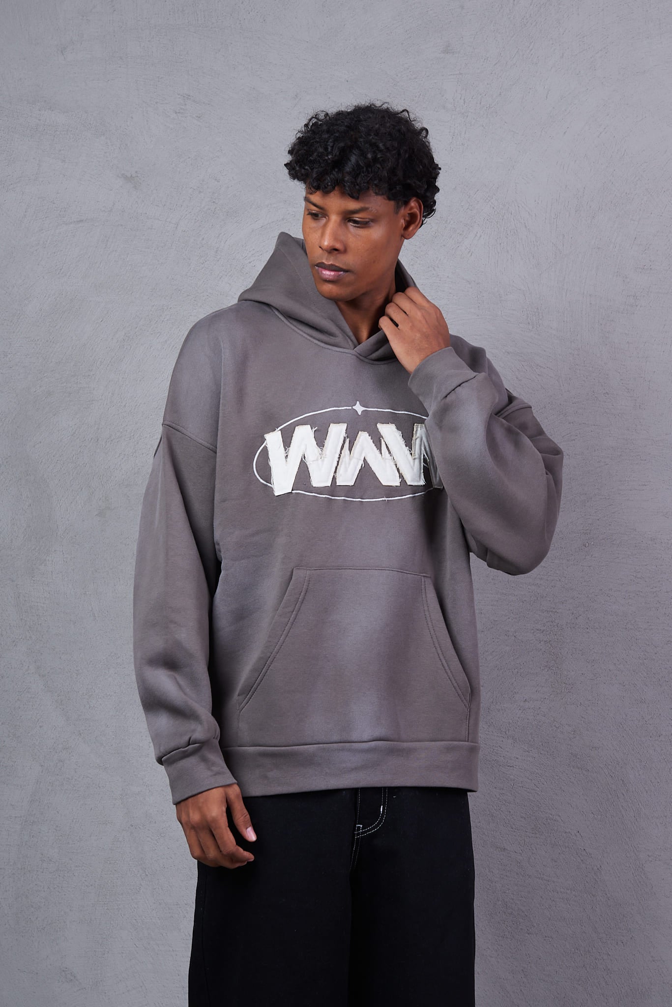 Men's Solid Hooded Full Sleeves Regular Fit Hoodie