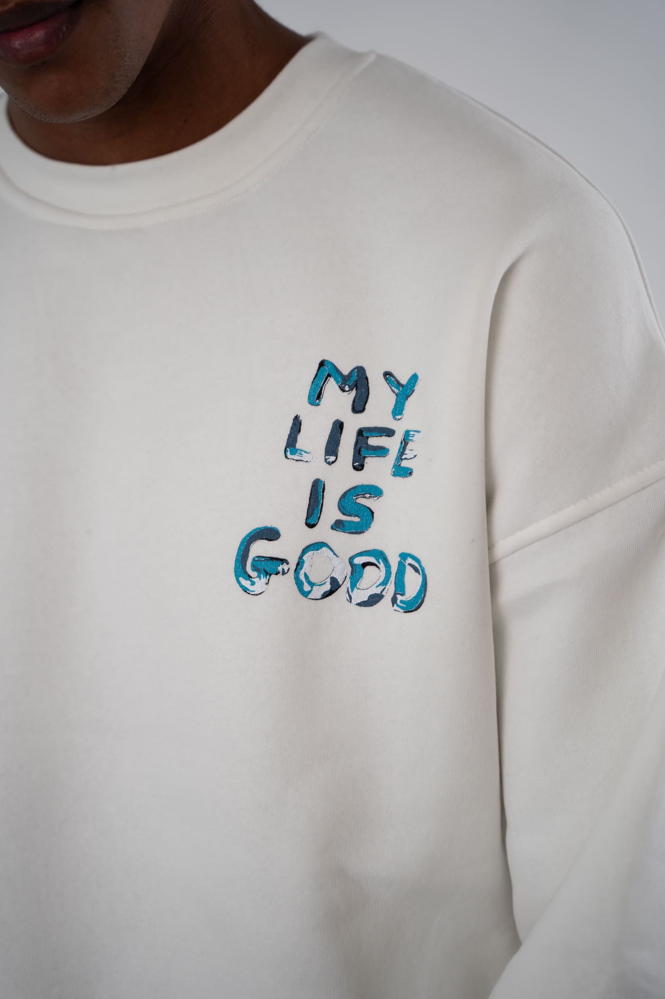 My Life is Good Oversized Hoodie