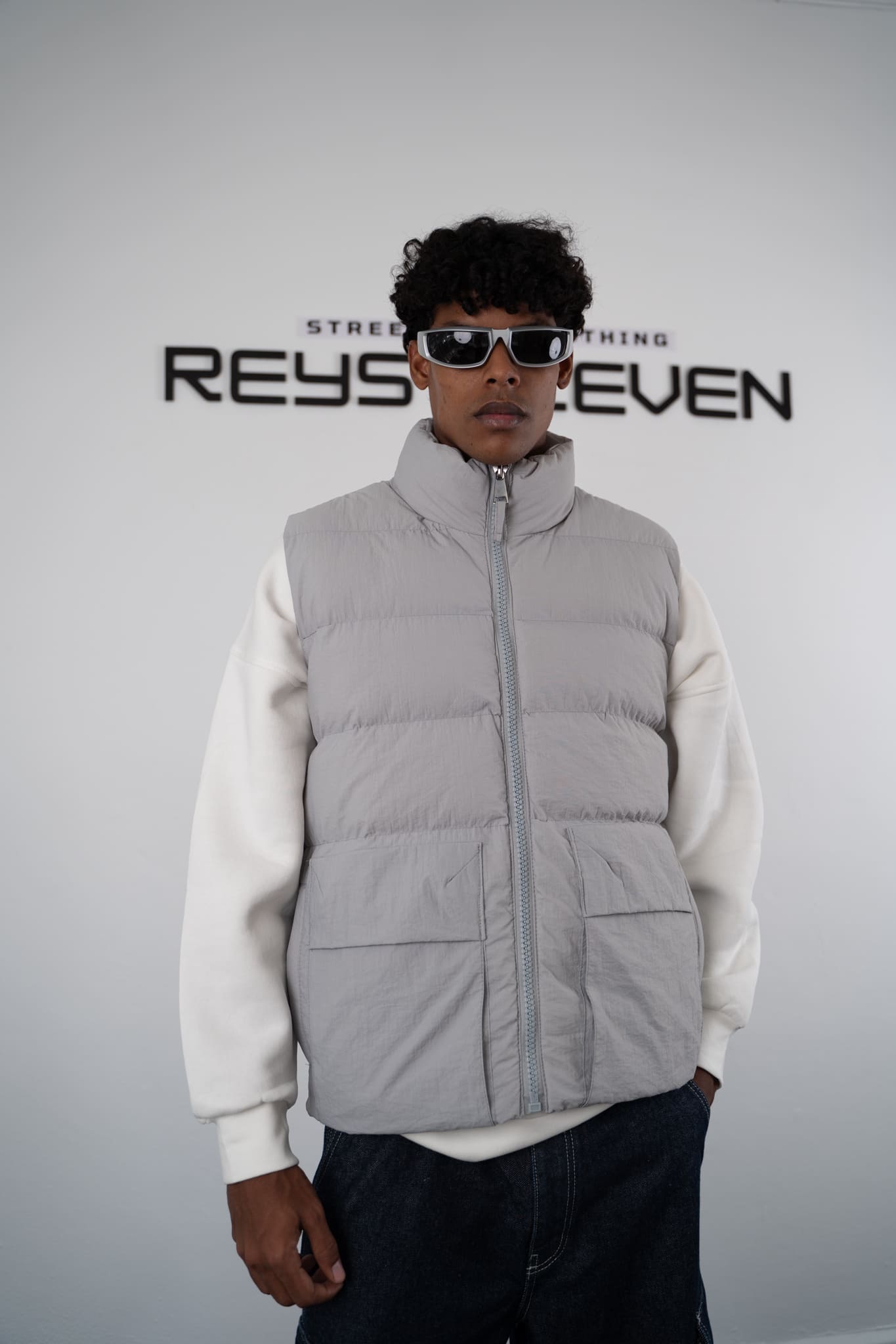 Men's Casual Stand Collar Down Vest