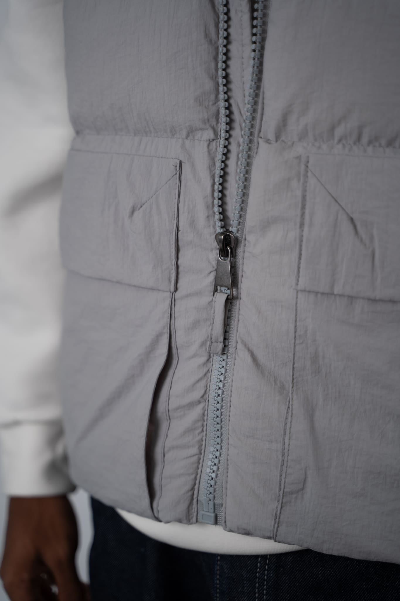 Men's Casual Stand Collar Down Vest
