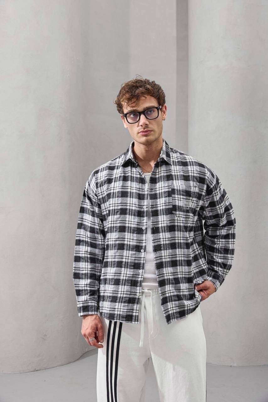 Urban Flannel Check Shirt – Timeless Plaid in Modern Comfort
