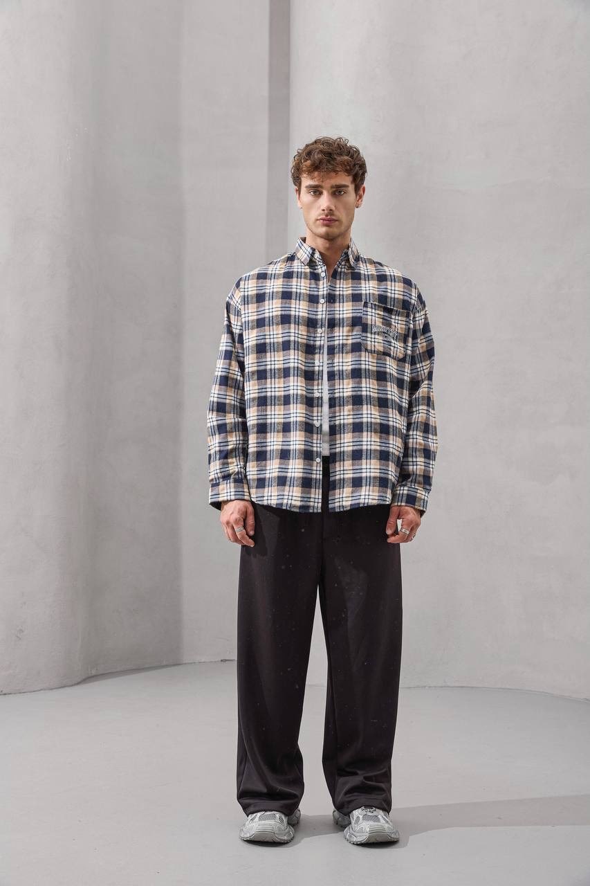 Urban Flannel Check Shirt – Timeless Plaid in Modern Comfort
